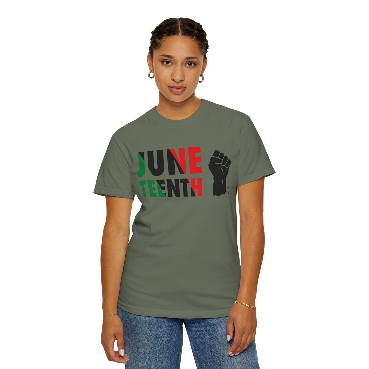 Juneteenth - Unisex Garment-Dyed T-shirt