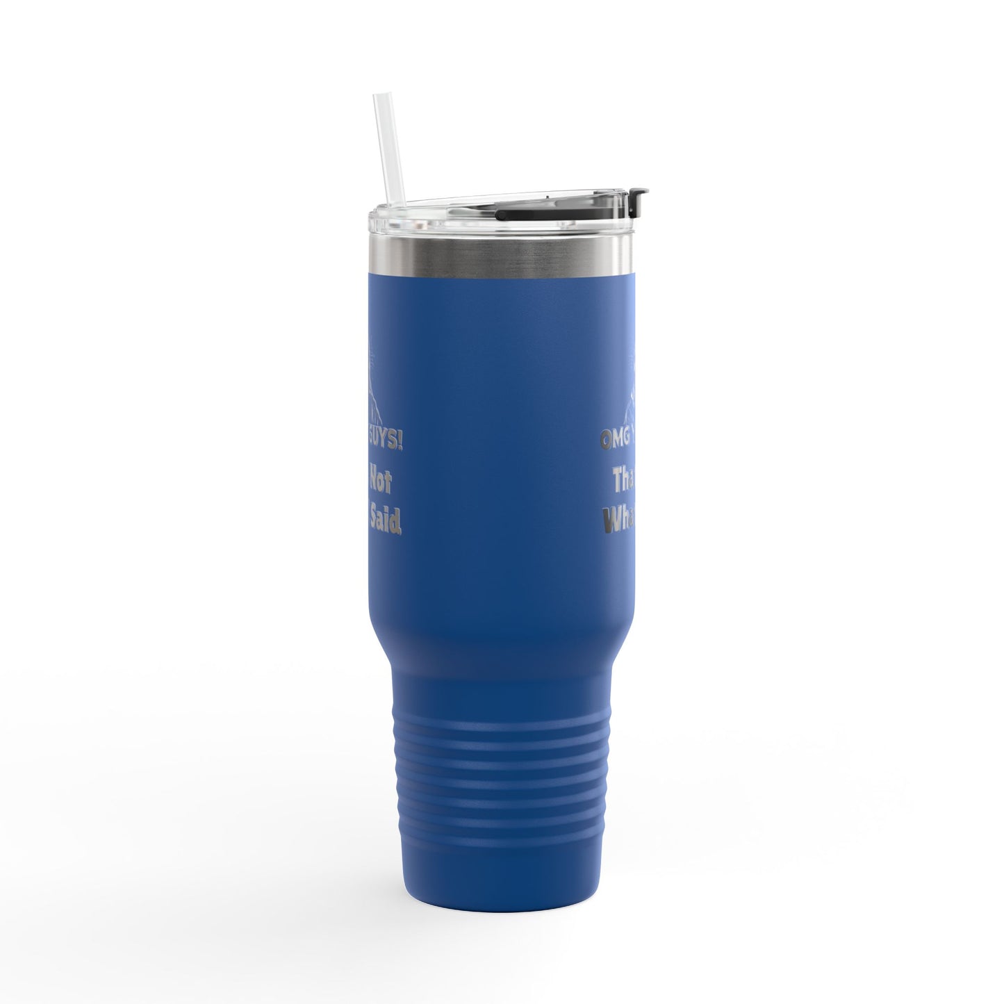 Thats Not What I Said Jesus Insulated Travel Mug, 40oz, Perfect Gift for Coffee Lovers, Road Trips, and Hands Off Protest Tumbler