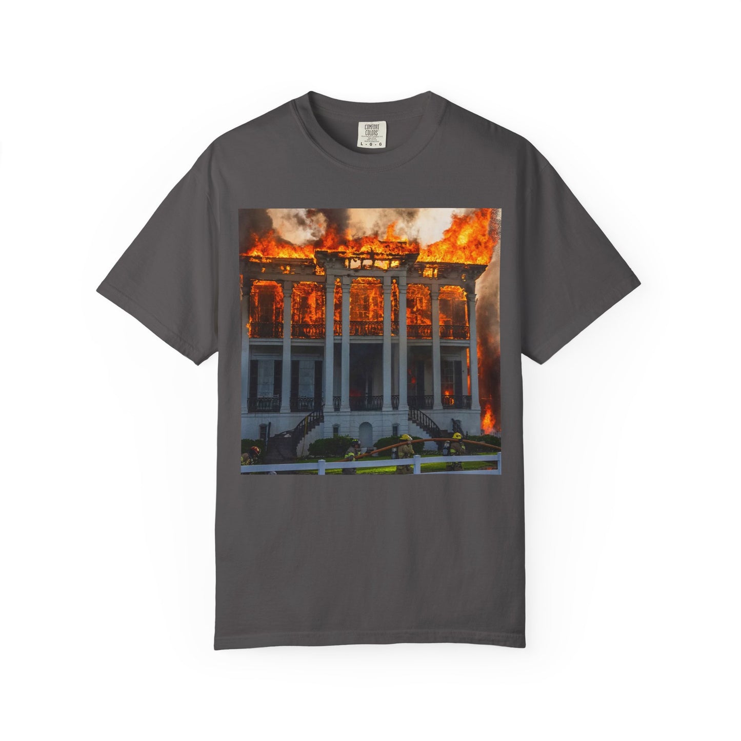 Nottoway Plantation - Juneteenth Gift - Unisex Garment-Dyed T-shirt