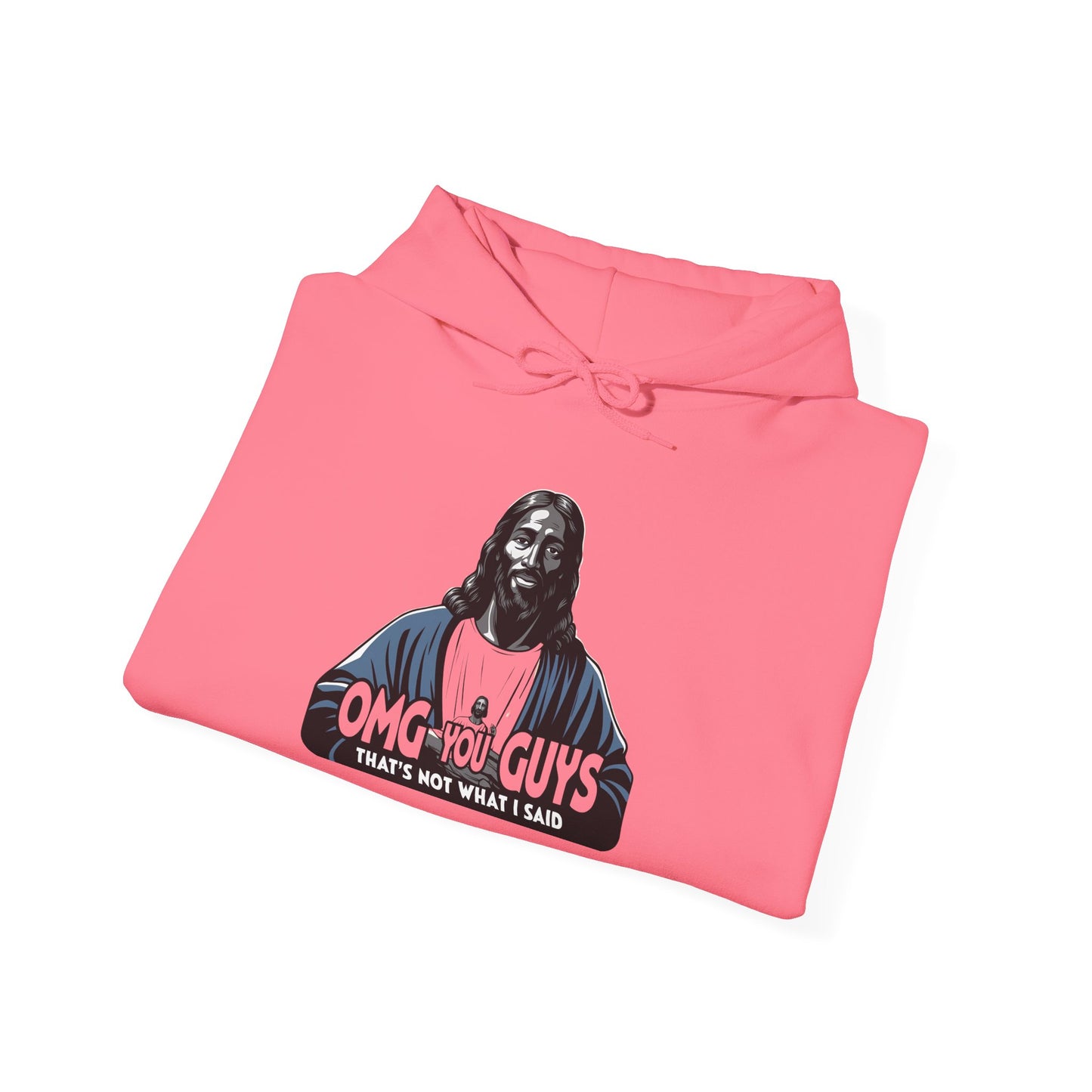 Unisex Heavy Blend™ Hooded Sweatshirt - "Thats Not What I Said Jesus" Humor