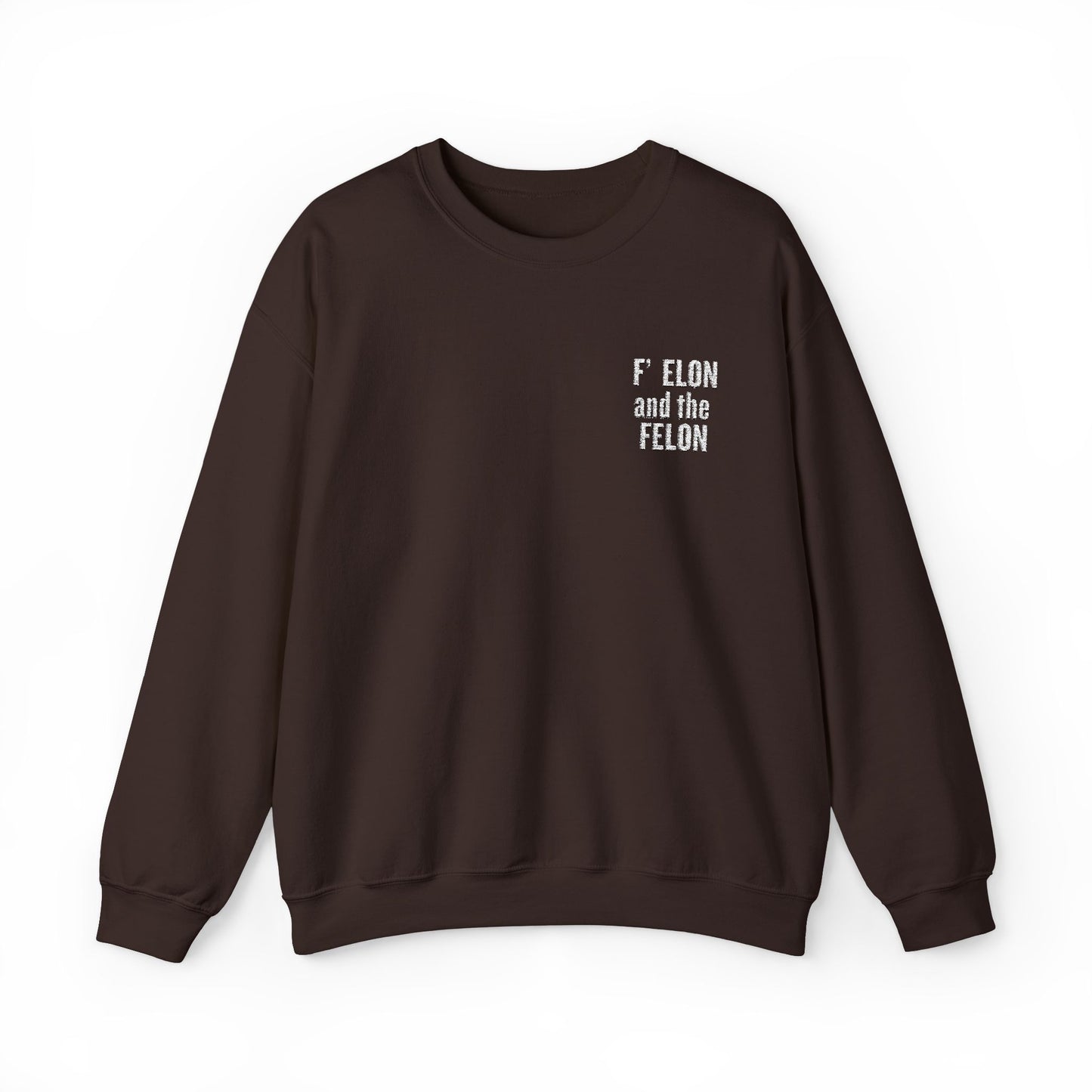 F elon and the Felon Unisex Heavy Blend™ Crewneck Sweatshirt - Comfy Streetwear for Casual Days