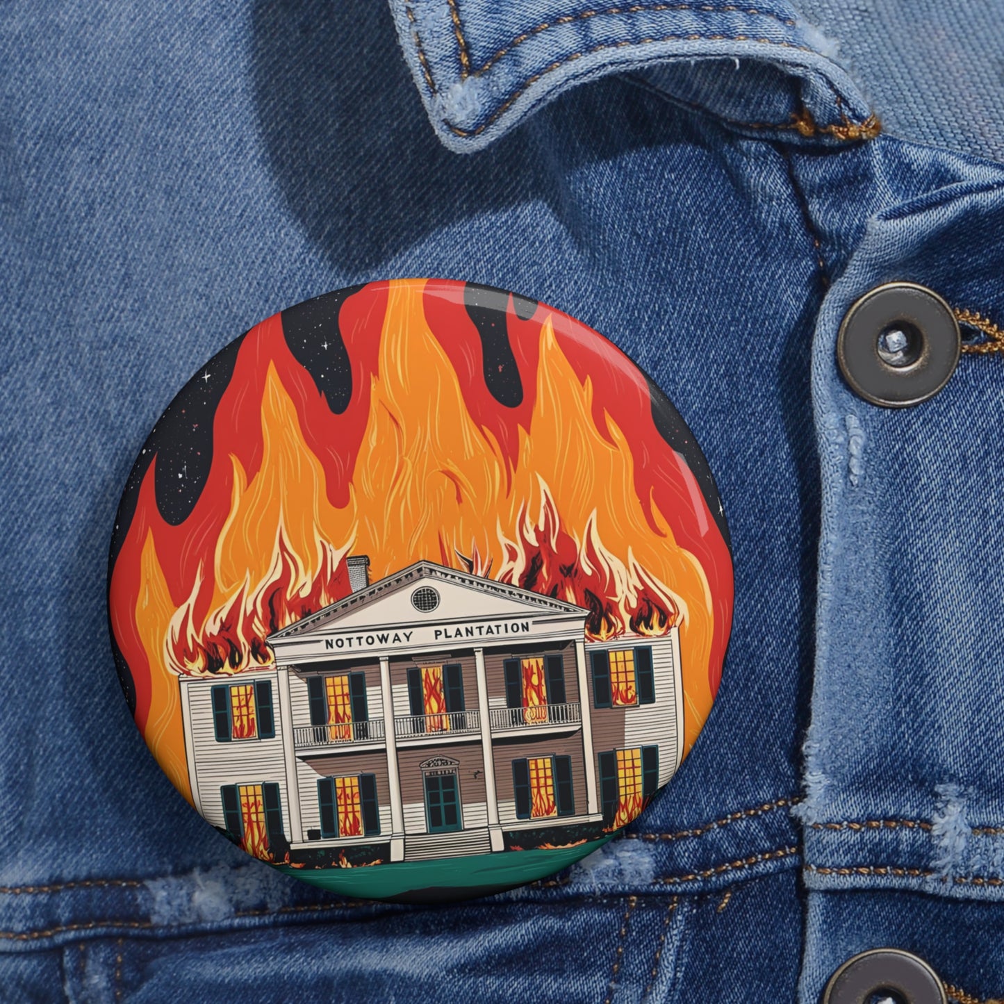 Nottoway Plantation - Custom Pin Buttons