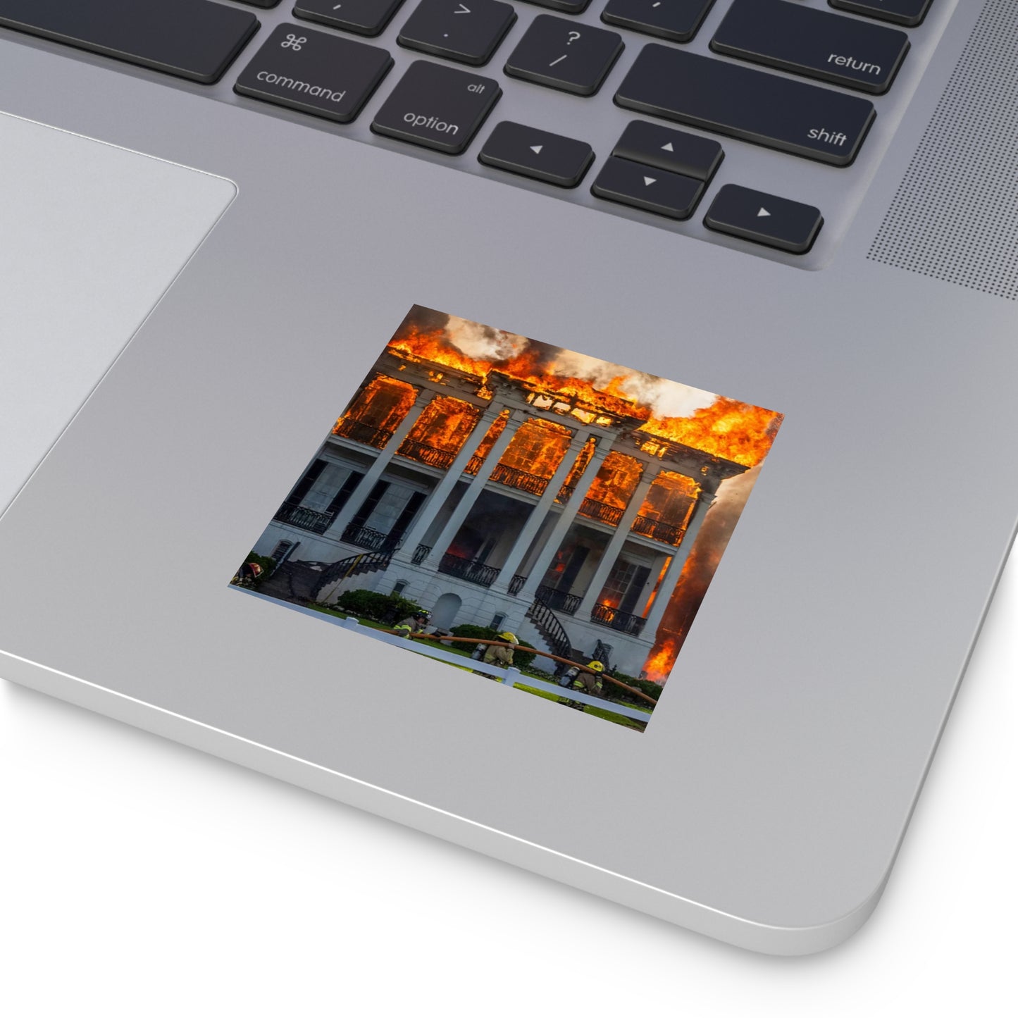 Nottoway Plantation Square Stickers, Design for outdoor or indoor Home Decor, Juneteenth Gifts