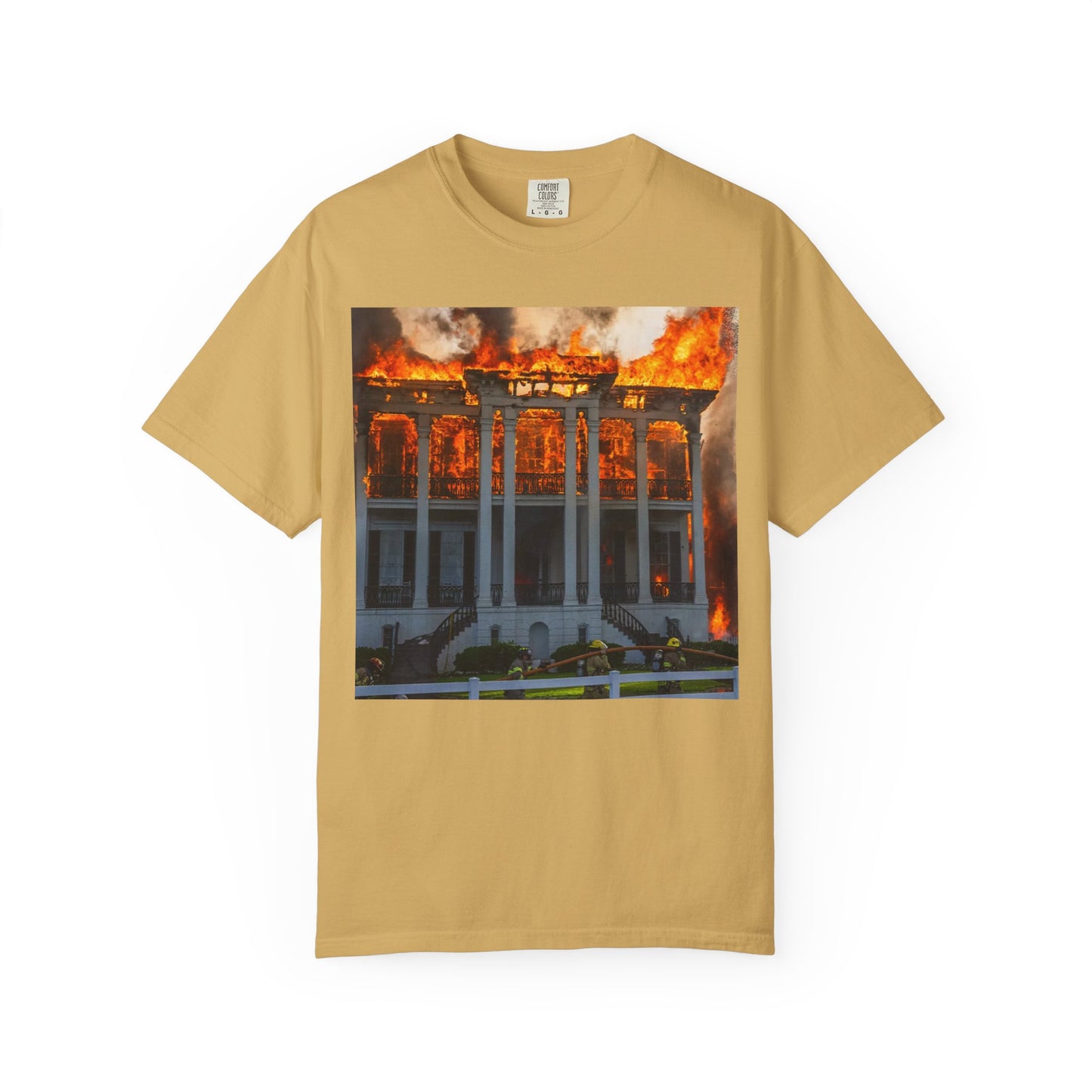 Nottoway Plantation - Juneteenth Gift - Unisex Garment-Dyed T-shirt