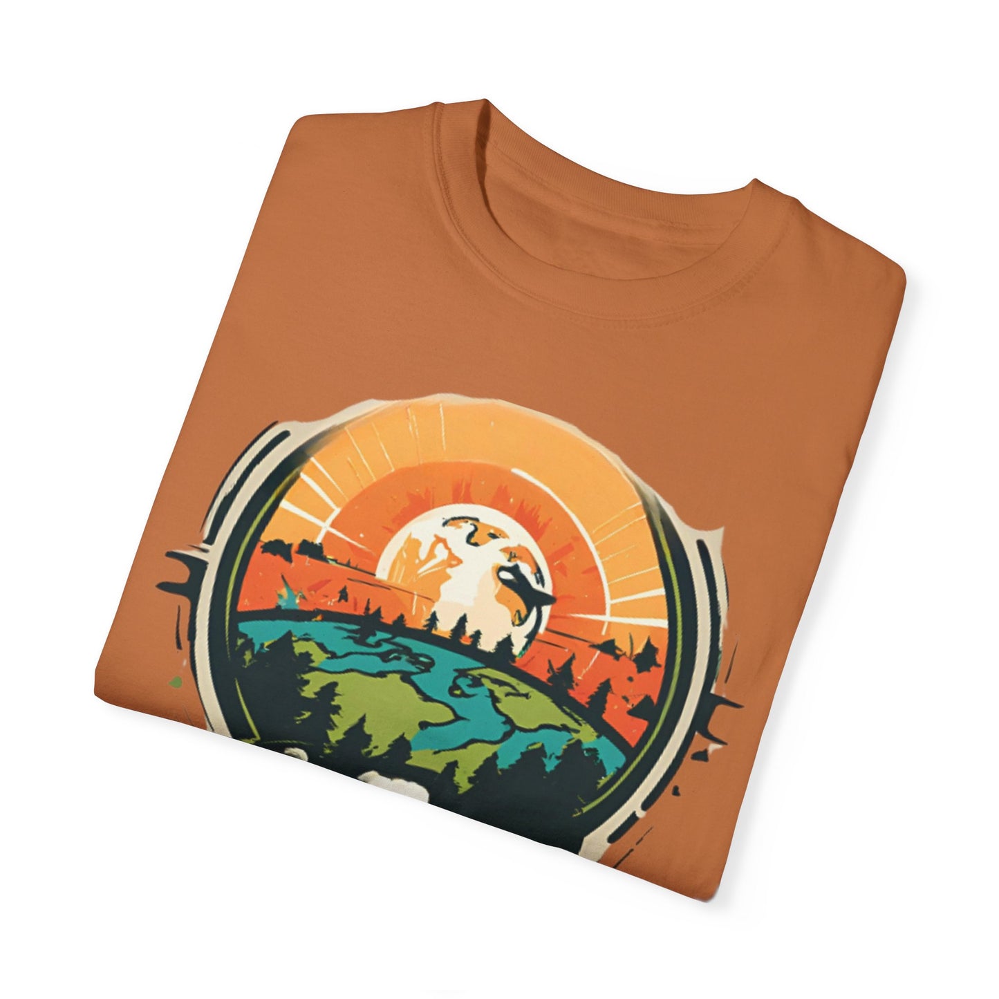 Earth is Ghetto - Unisex Garment-Dyed T-shirt