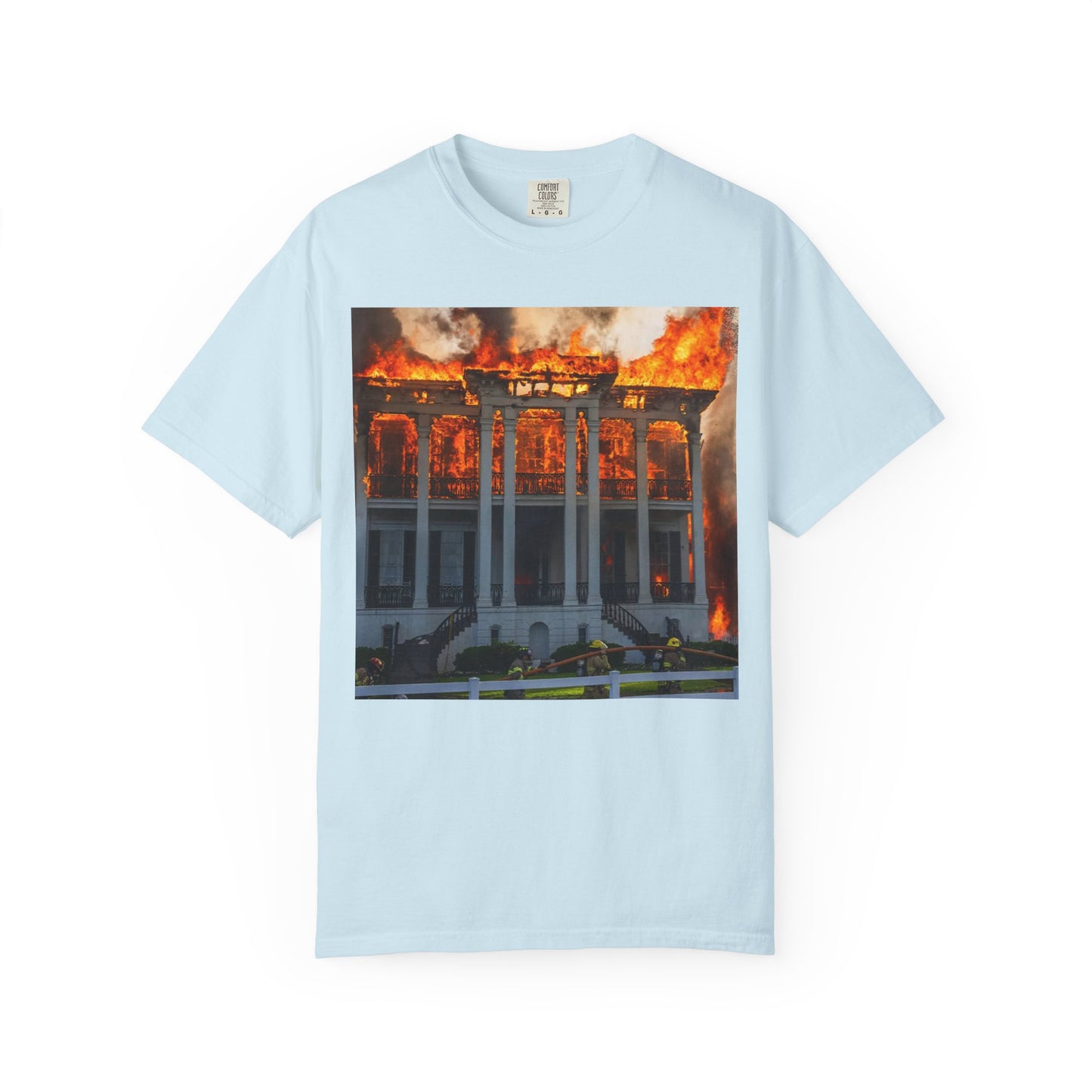 Nottoway Plantation - Juneteenth Gift - Unisex Garment-Dyed T-shirt