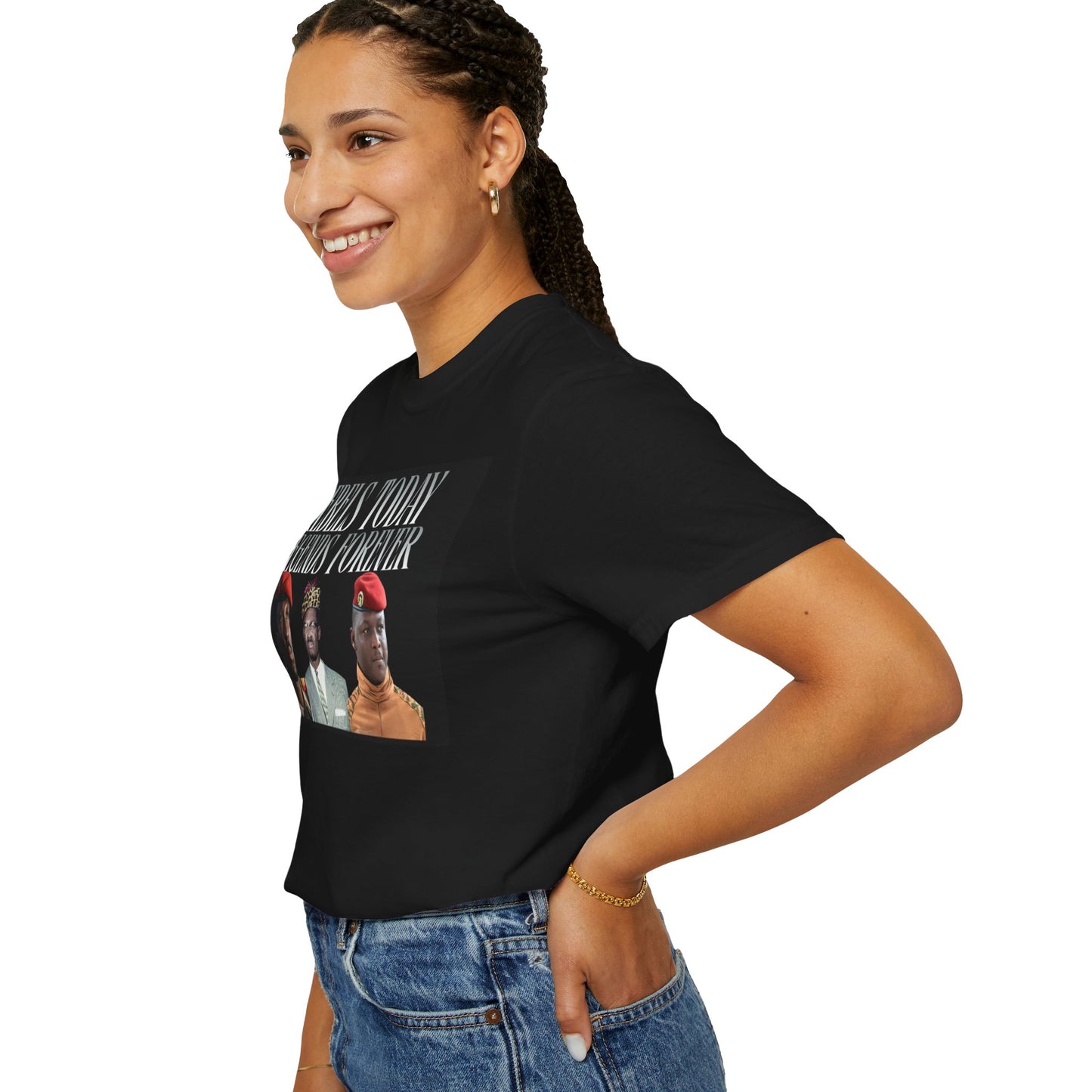 Rebels Today Legends Forever Unisex T-Shirt - Traoré , Lumumba, Sankara Activism Top