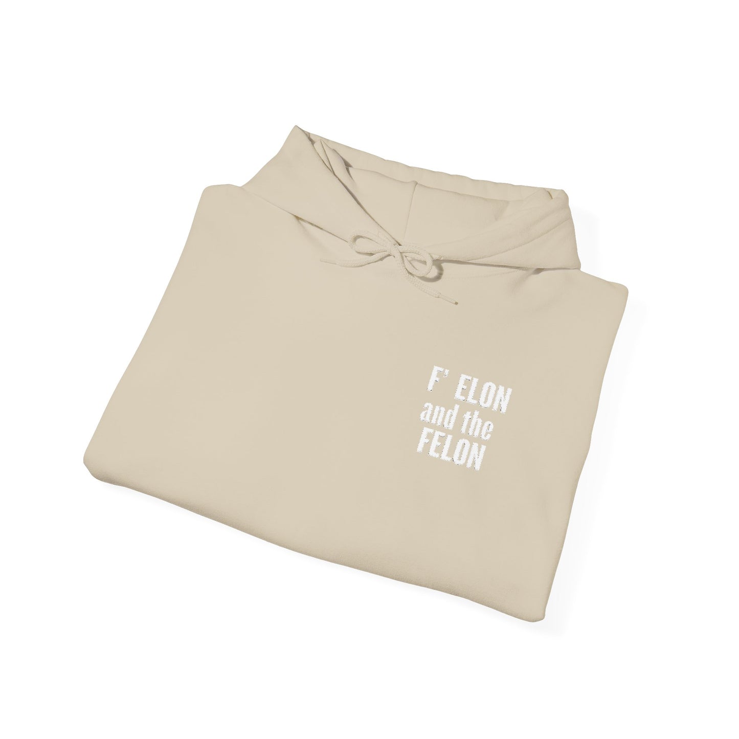 F Elon and the Felon's Heavy Blend Youth Hoodie - Trendy Felon Design