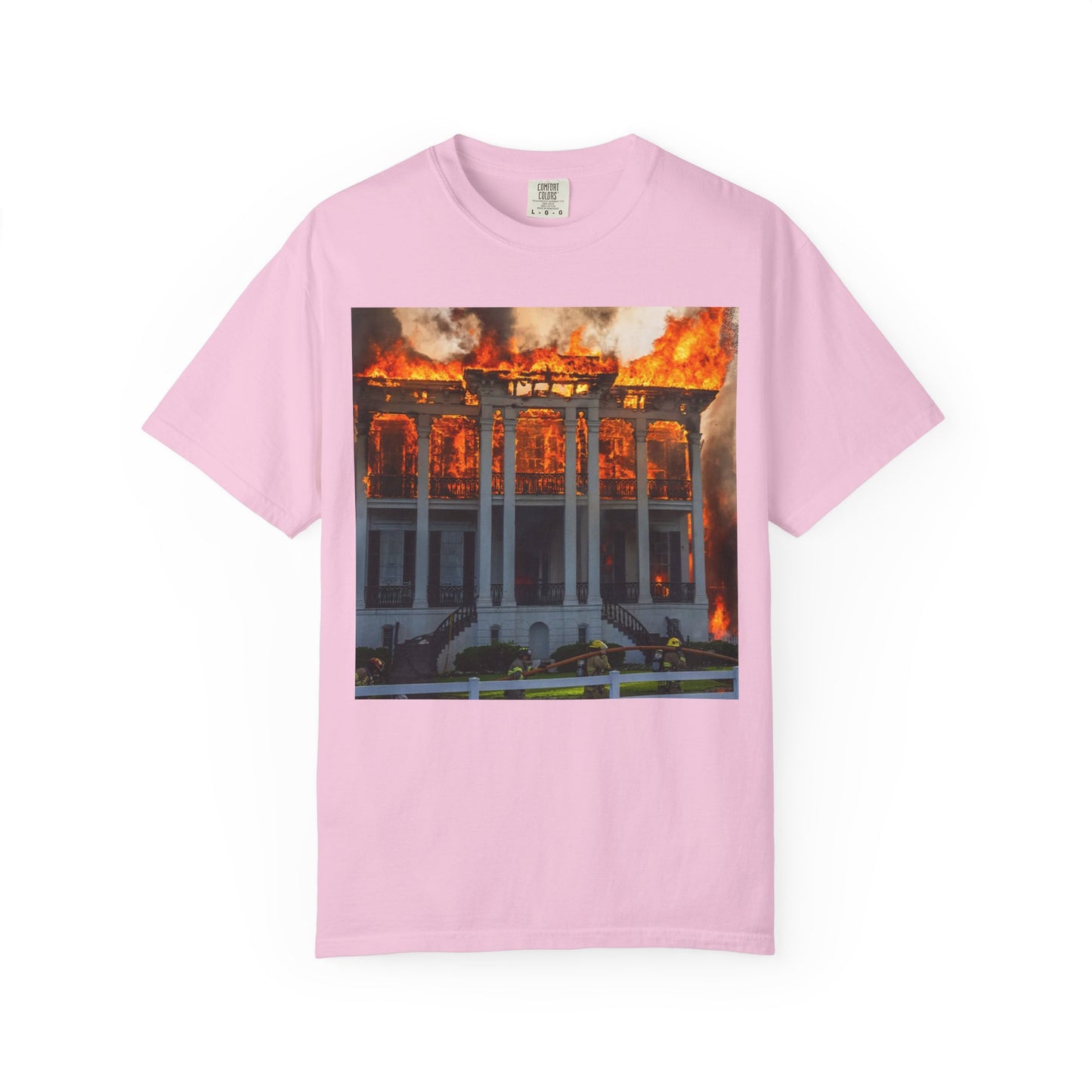 Nottoway Plantation - Juneteenth Gift - Unisex Garment-Dyed T-shirt