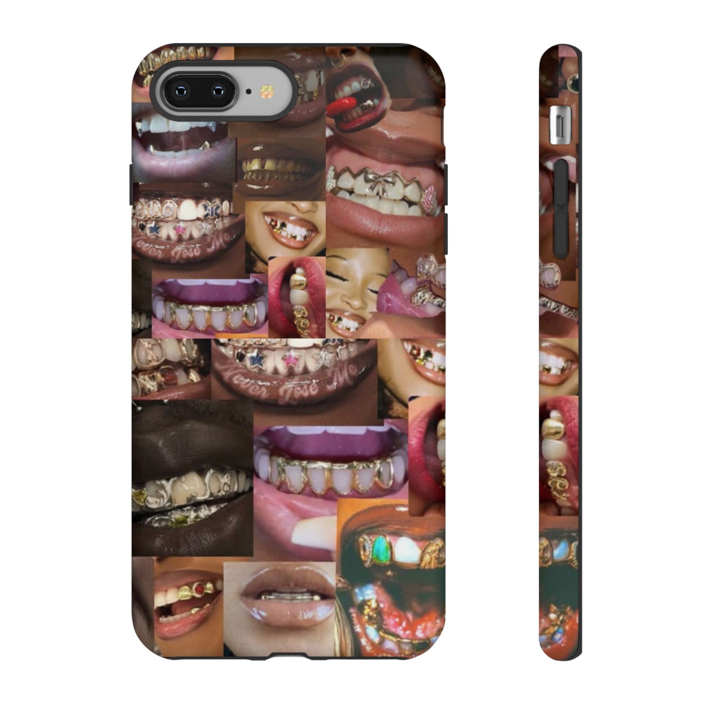 Gold Grillz Bold Phone Case, For The Culture Tough Phone Cover, Statement Accessory, Unique Tech Gift