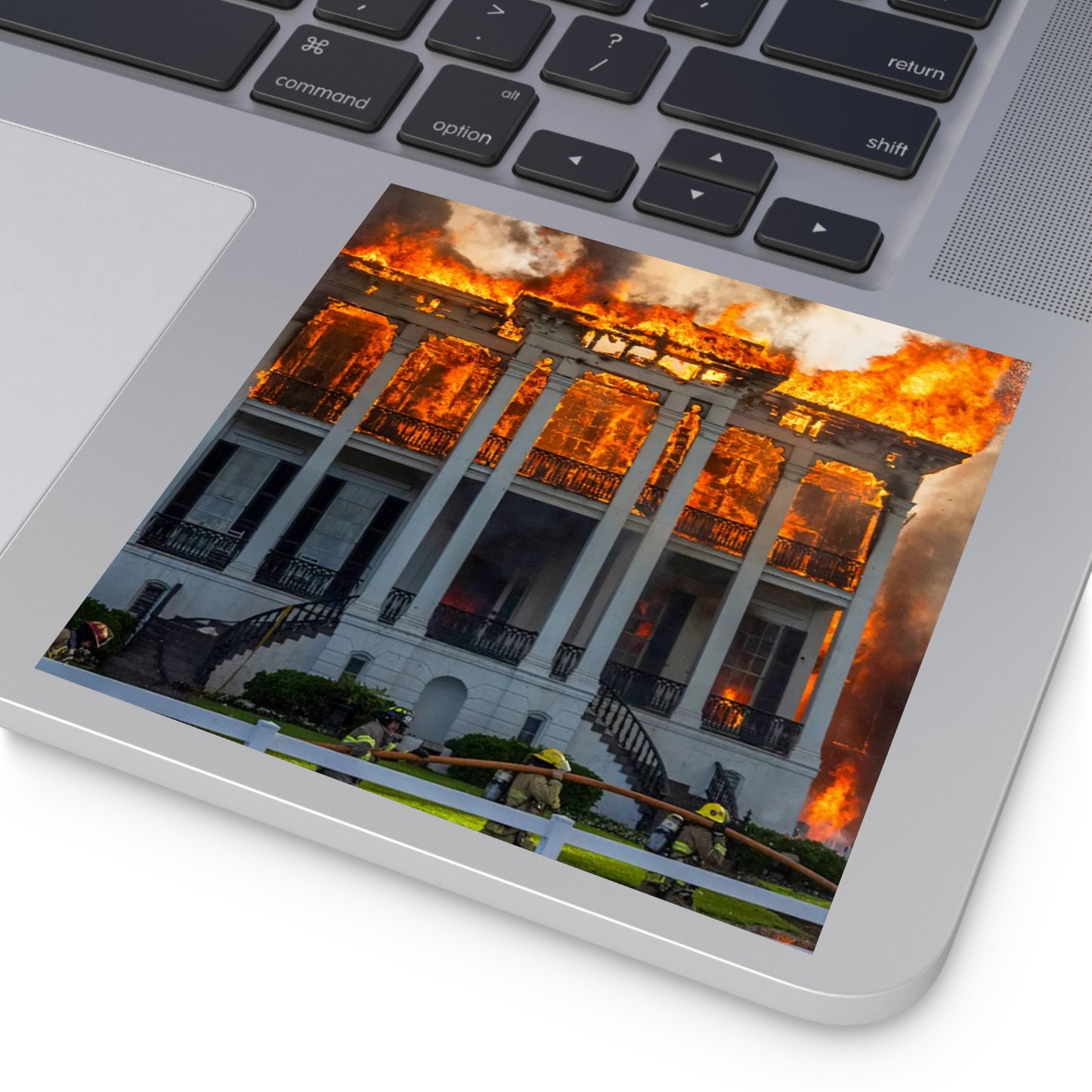 Nottoway Plantation Square Stickers, Design for outdoor or indoor Home Decor, Juneteenth Gifts