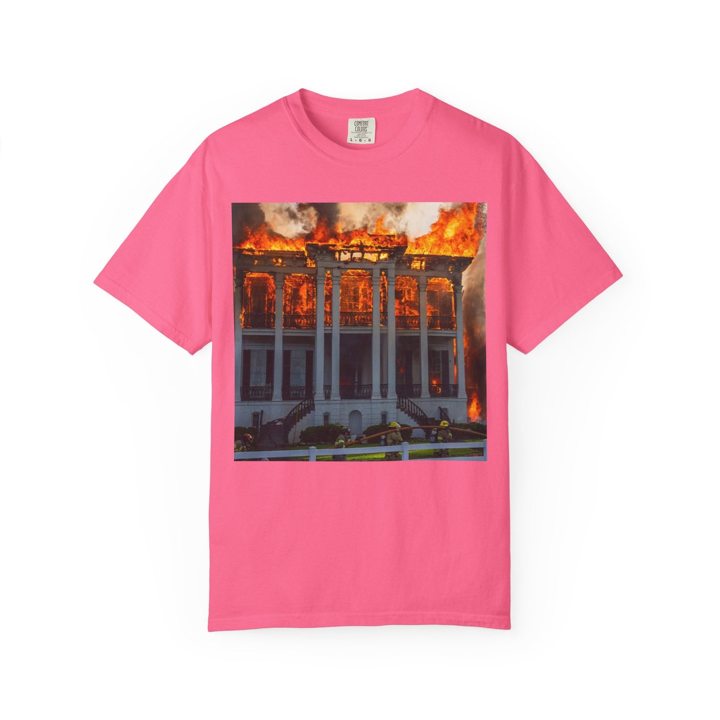 Nottoway Plantation - Juneteenth Gift - Unisex Garment-Dyed T-shirt