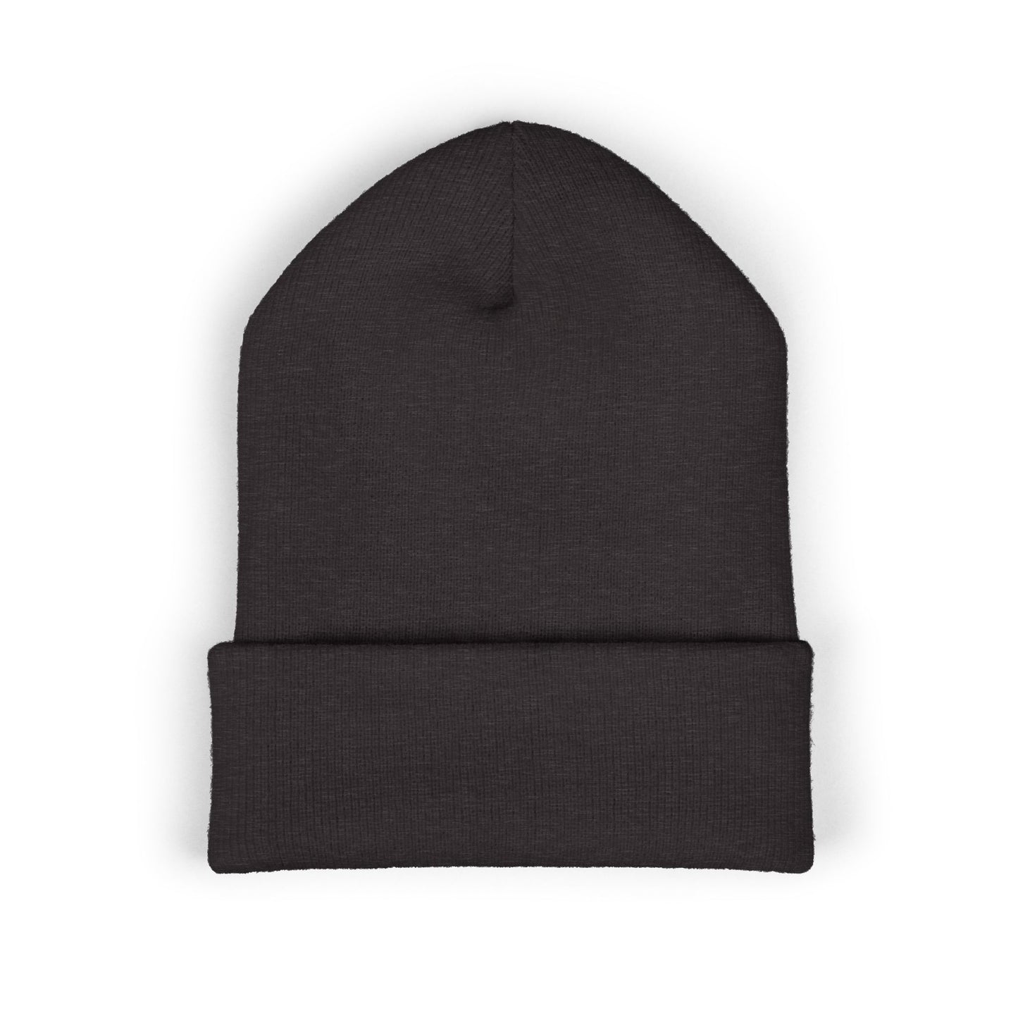 Tired Cuffed Beanie, Embroidered Beanie Hat, Eco-Friendly Accessories, Winter Warm Hat