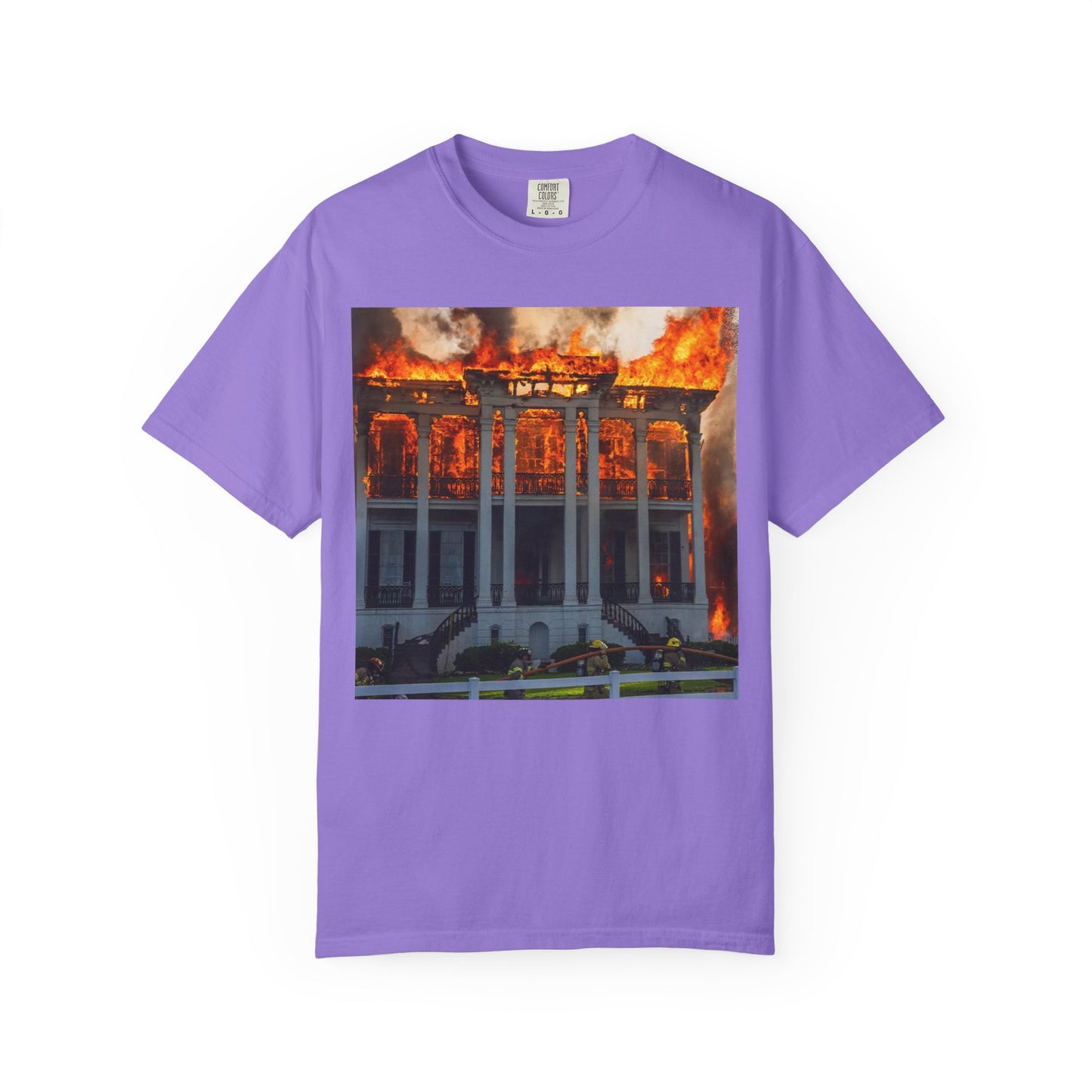 Nottoway Plantation - Juneteenth Gift - Unisex Garment-Dyed T-shirt