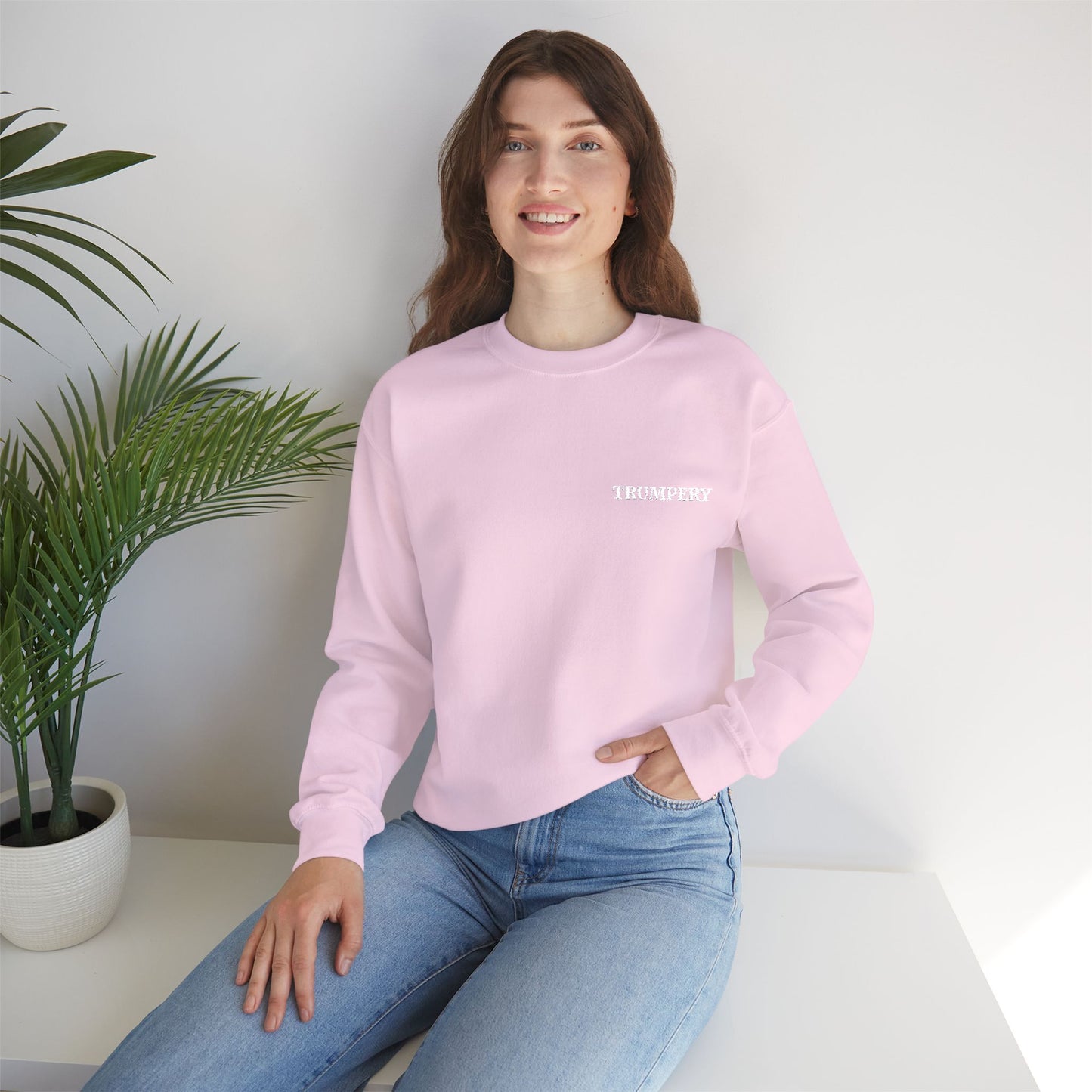 Trumpery Embroidered Unisex Crewneck Sweatshirt - Comfort Meets Activism