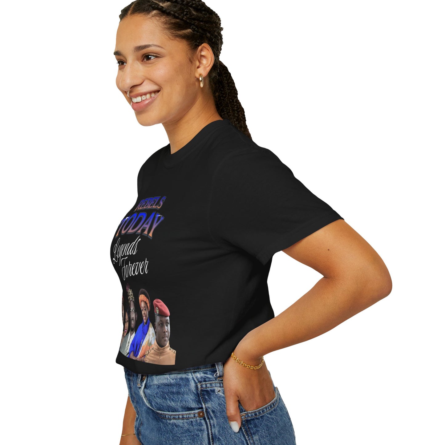 Rebels Today Legends Forever Unisex T-Shirt - Traoré , Lumumba, Sankara Activism Top
