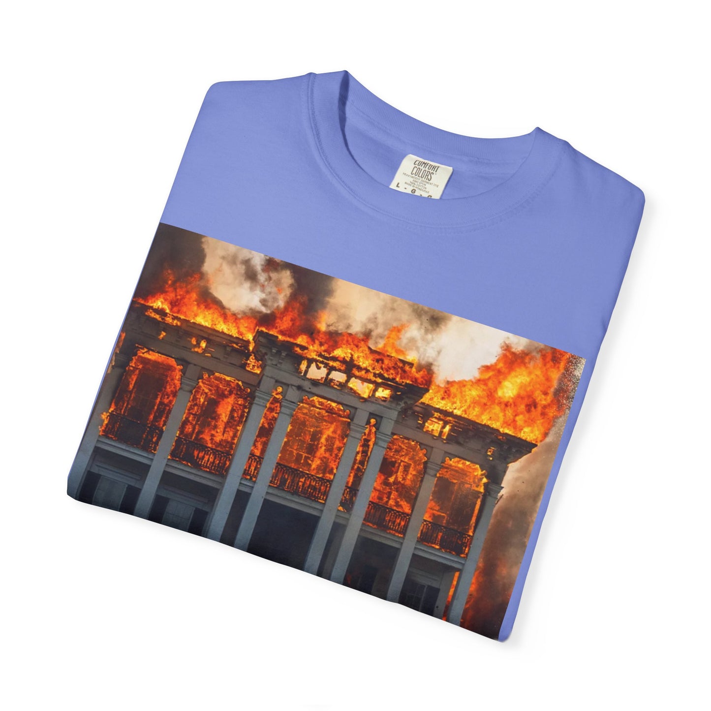 Nottoway Plantation - Juneteenth Gift - Unisex Garment-Dyed T-shirt