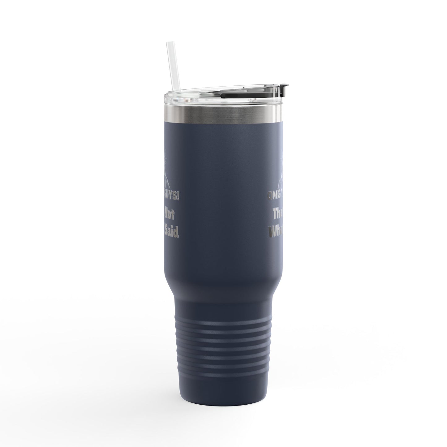 Thats Not What I Said Jesus Insulated Travel Mug, 40oz, Perfect Gift for Coffee Lovers, Road Trips, and Hands Off Protest Tumbler