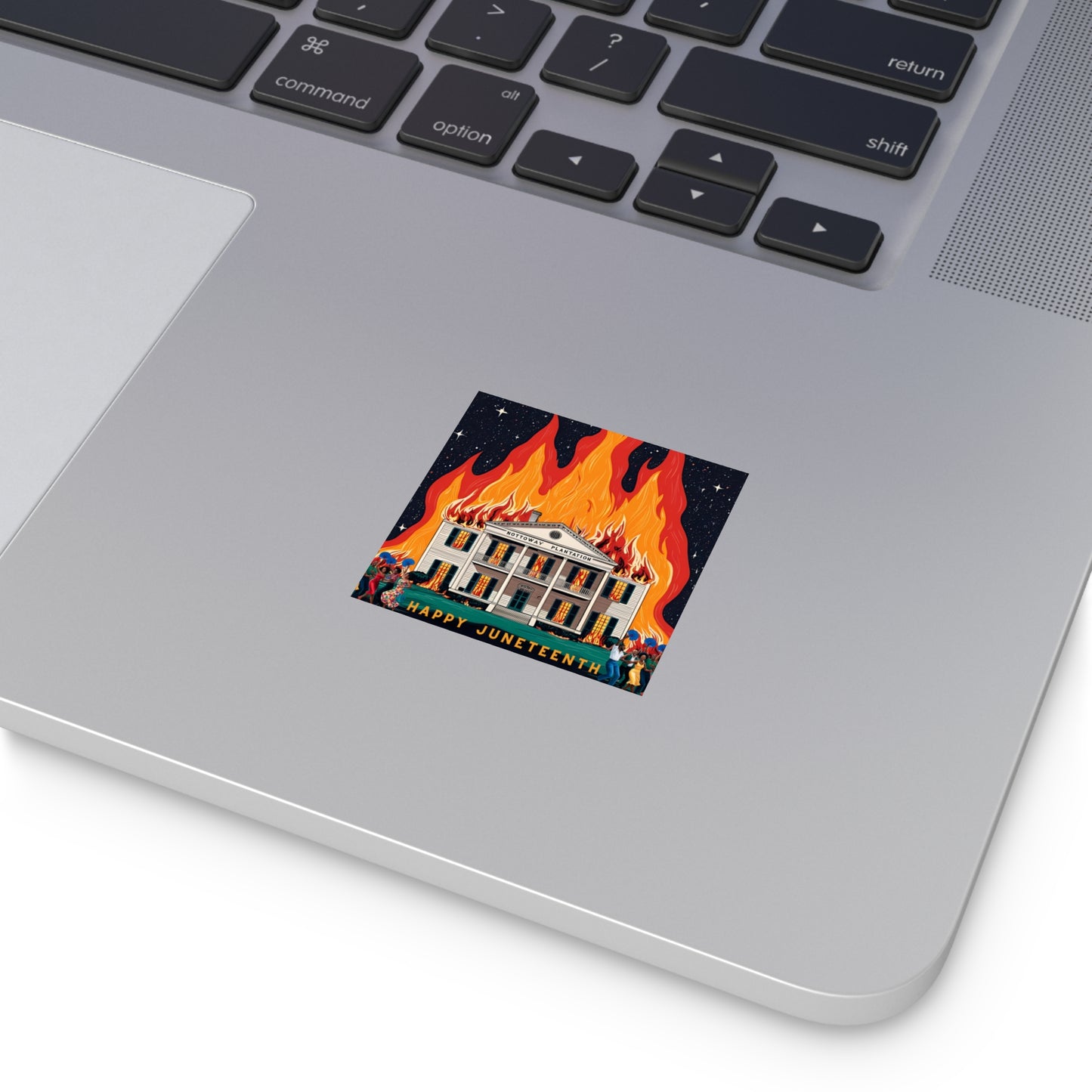 Nottoway Plantation Square Stickers, Design for outdoor or indoor Home Decor, Juneteenth Gifts