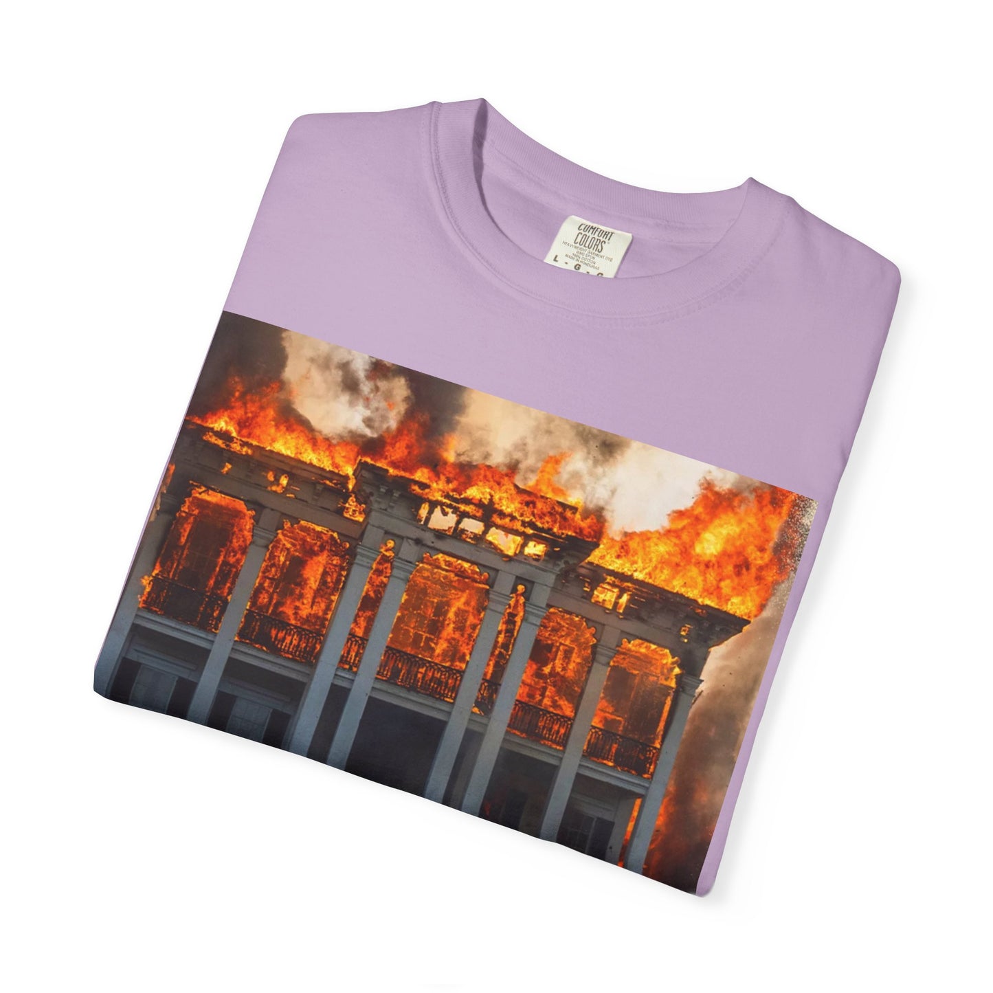 Nottoway Plantation - Juneteenth Gift - Unisex Garment-Dyed T-shirt