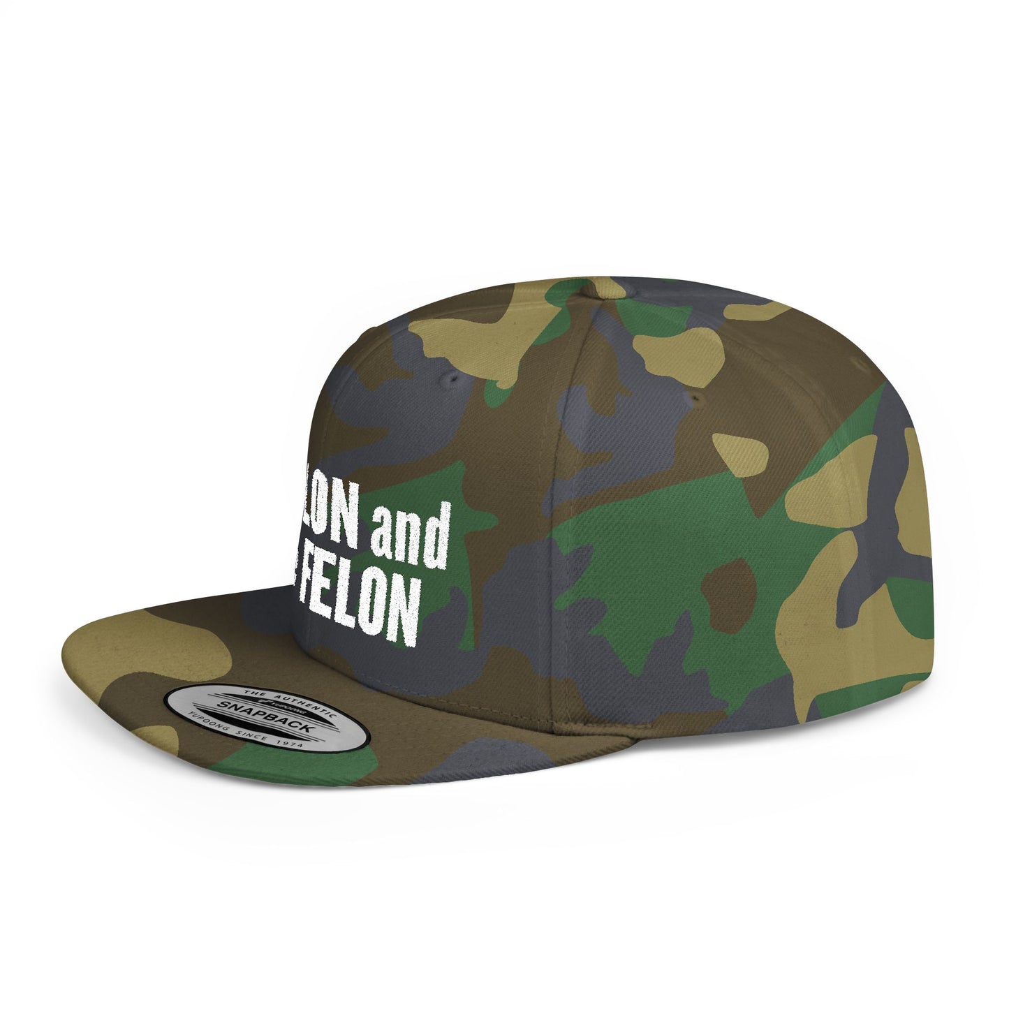 F ELON and the FELON Flat Bill Snapback Hat