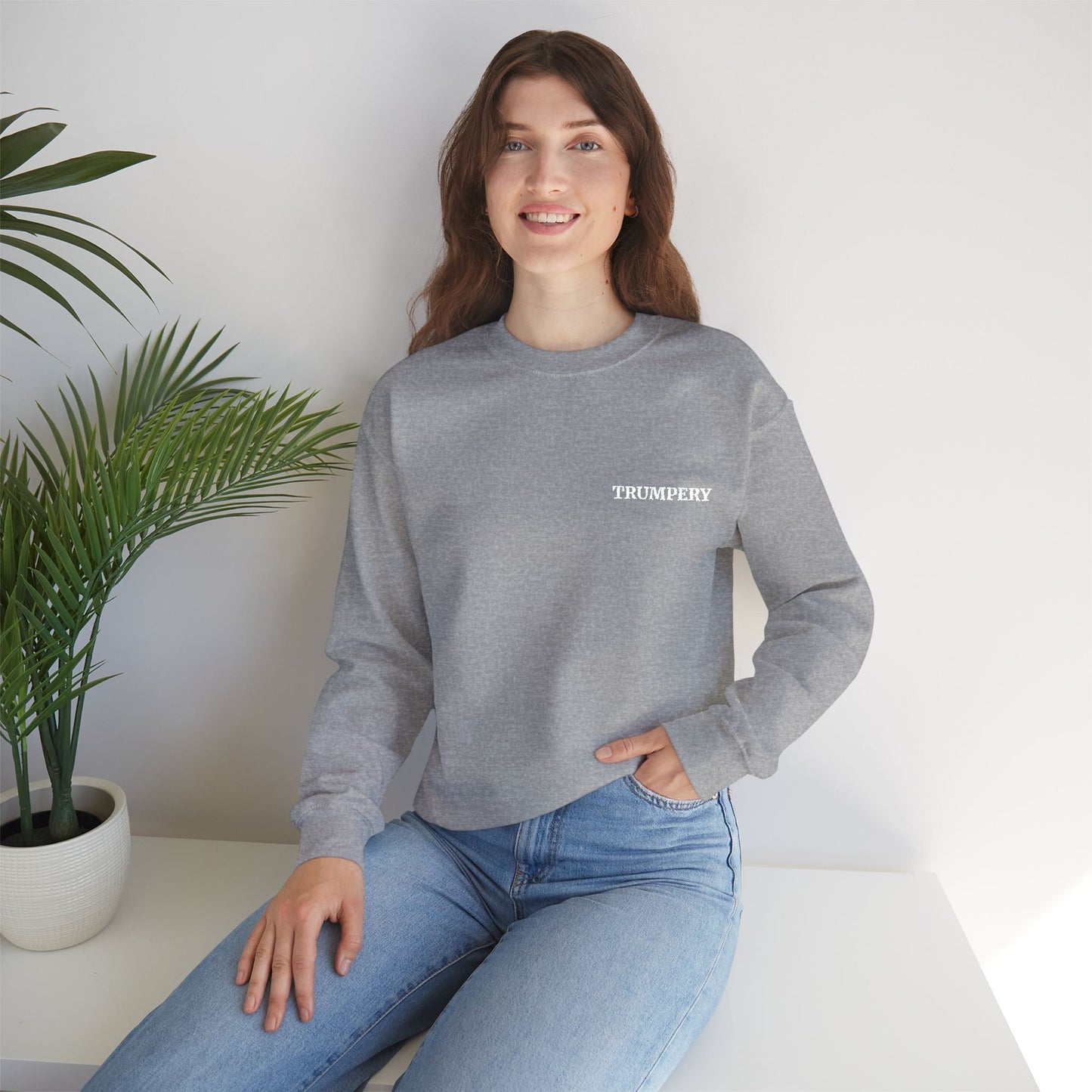 Trumpery Embroidered Unisex Crewneck Sweatshirt - Comfort Meets Activism