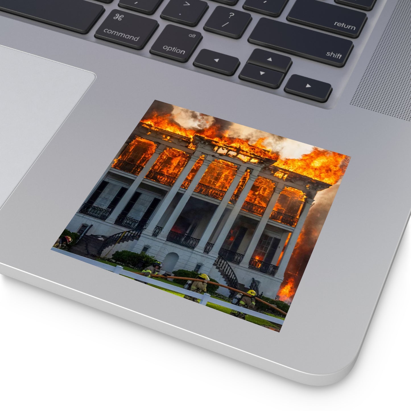 Nottoway Plantation Square Stickers, Design for outdoor or indoor Home Decor, Juneteenth Gifts