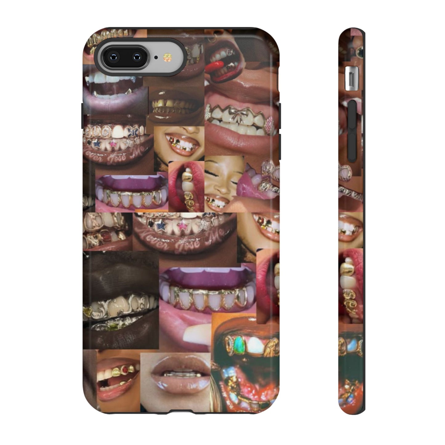 Gold Grillz Bold Phone Case, For The Culture Tough Phone Cover, Statement Accessory, Unique Tech Gift