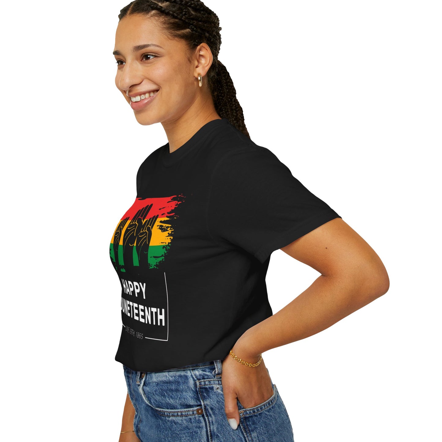 Juneteenth - Unisex Garment-Dyed T-shirt
