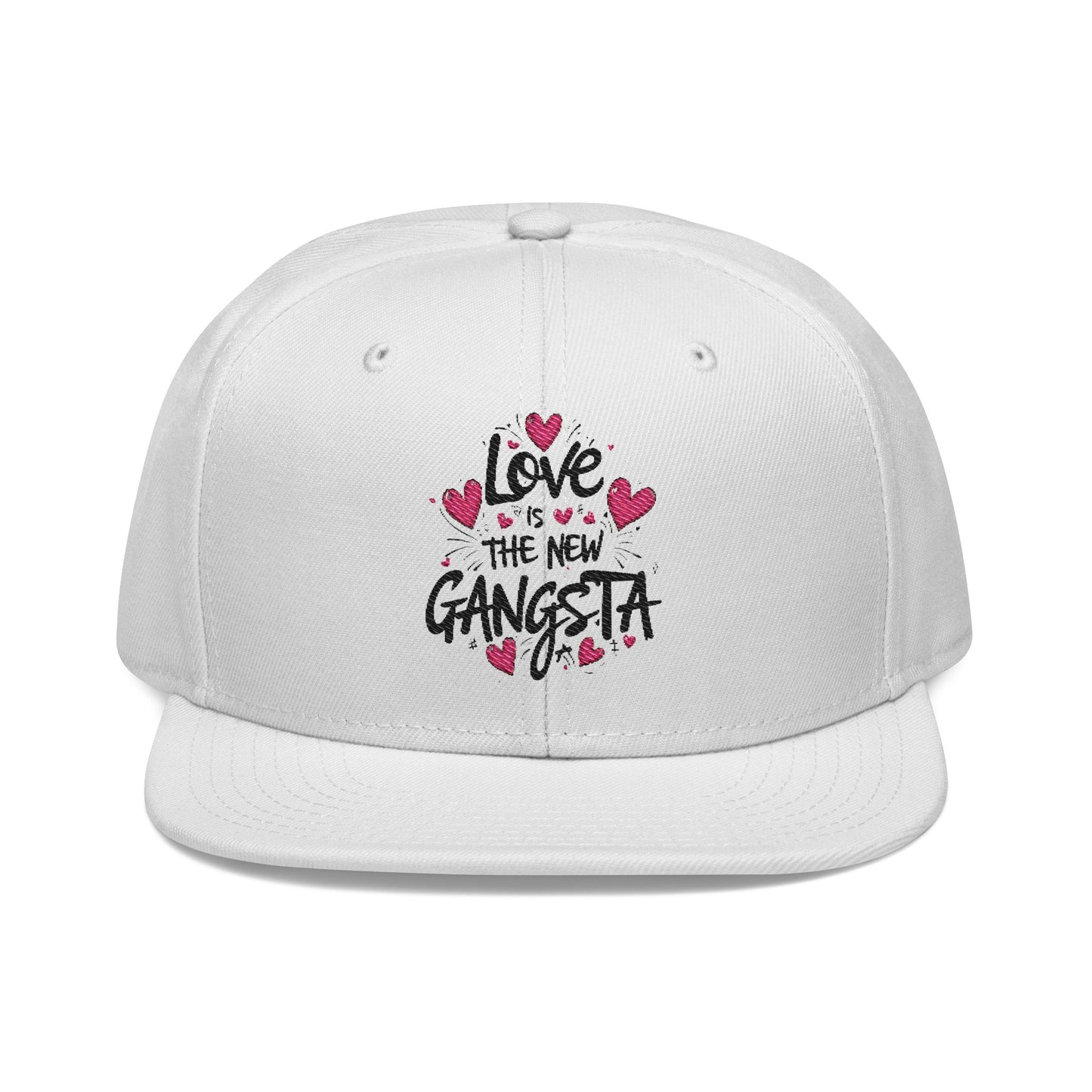 Love is The New Gangsta Snapback Hat, Streetwear, Resistance Accessories, Fashion Statement