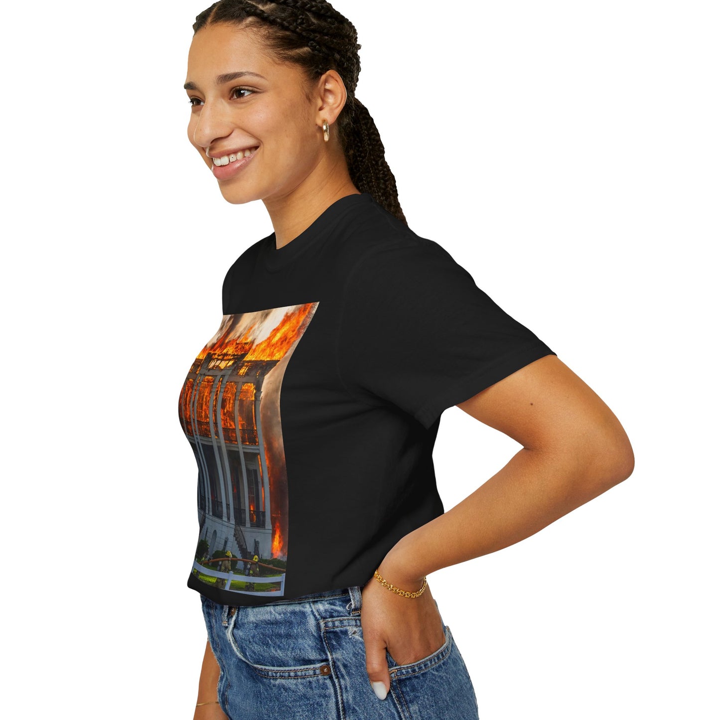 Nottoway Plantation - Juneteenth Gift - Unisex Garment-Dyed T-shirt
