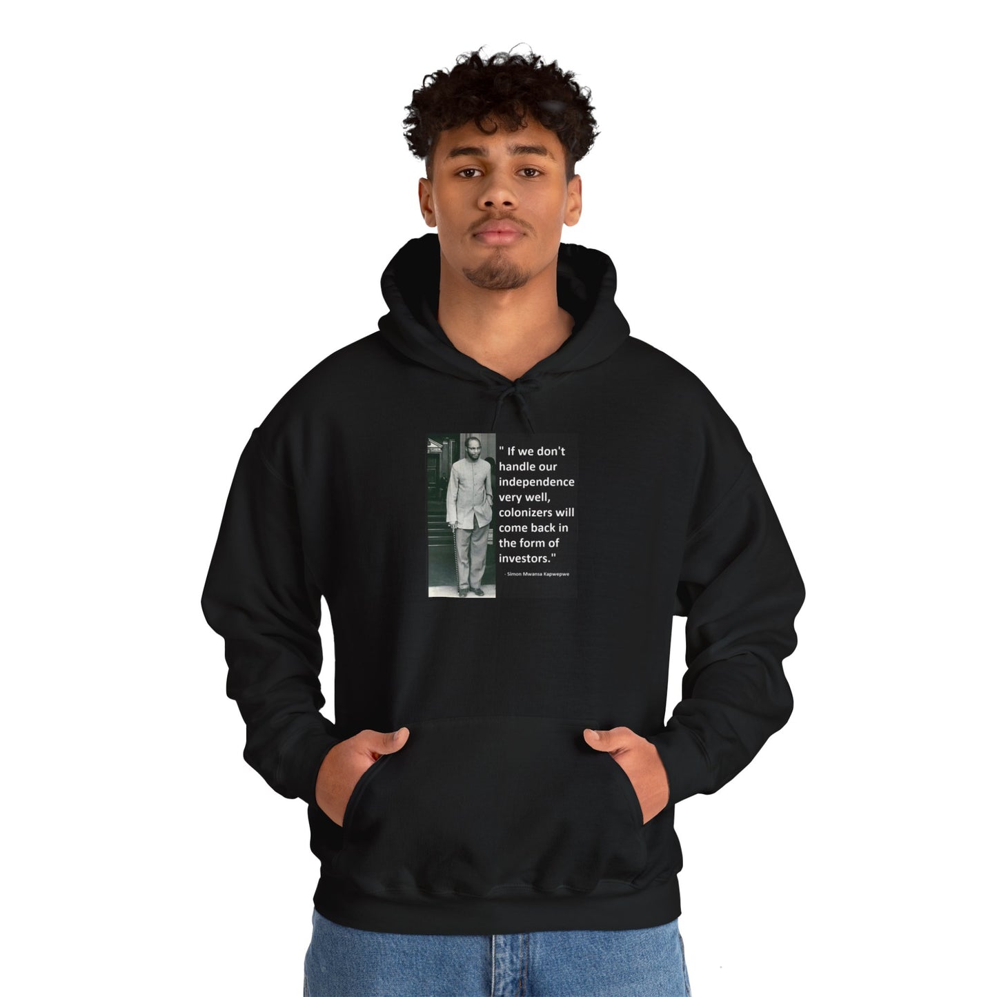 Simon Mwansa Kapwepwe - Unisex Heavy Blend™ Hooded Sweatshirt