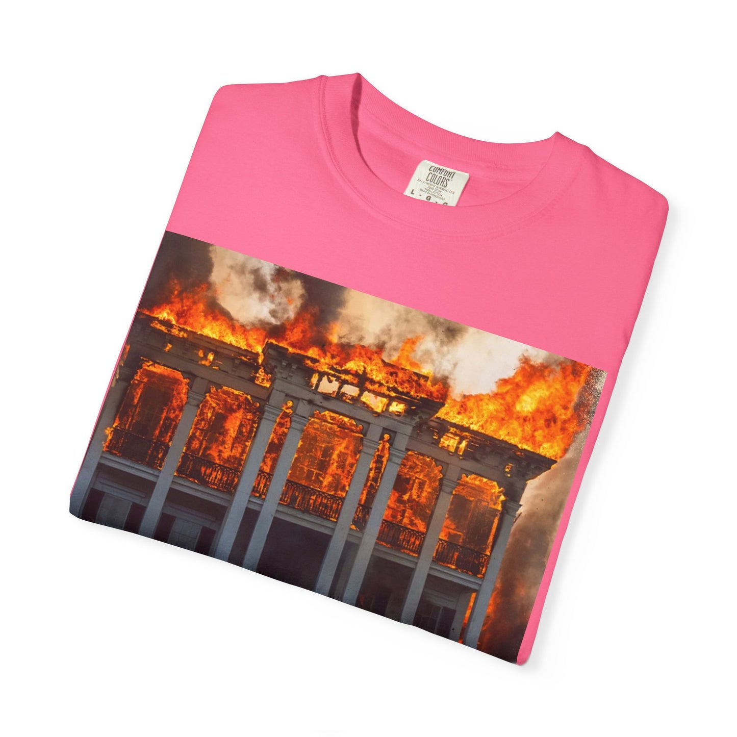 Nottoway Plantation - Juneteenth Gift - Unisex Garment-Dyed T-shirt
