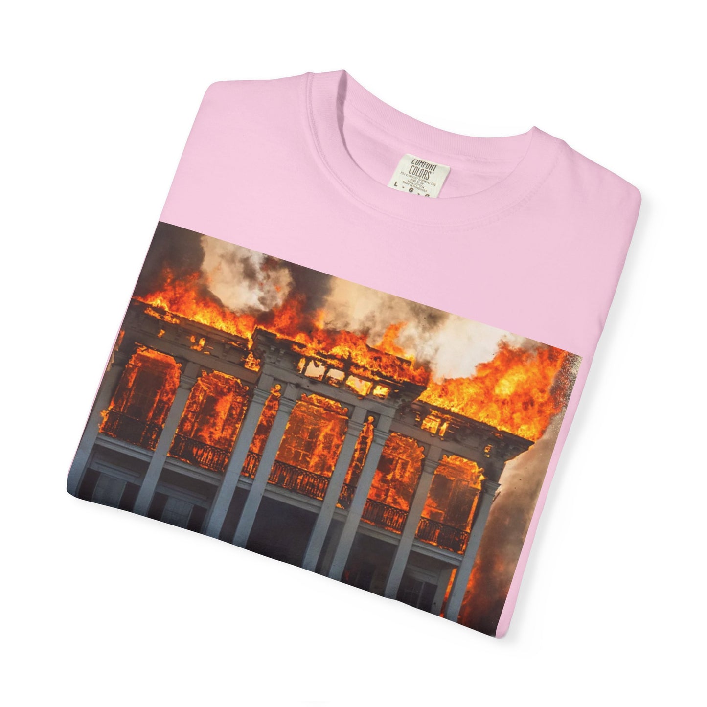 Nottoway Plantation - Juneteenth Gift - Unisex Garment-Dyed T-shirt
