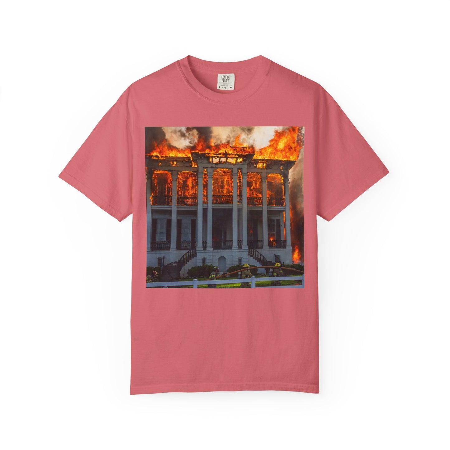 Nottoway Plantation - Juneteenth Gift - Unisex Garment-Dyed T-shirt
