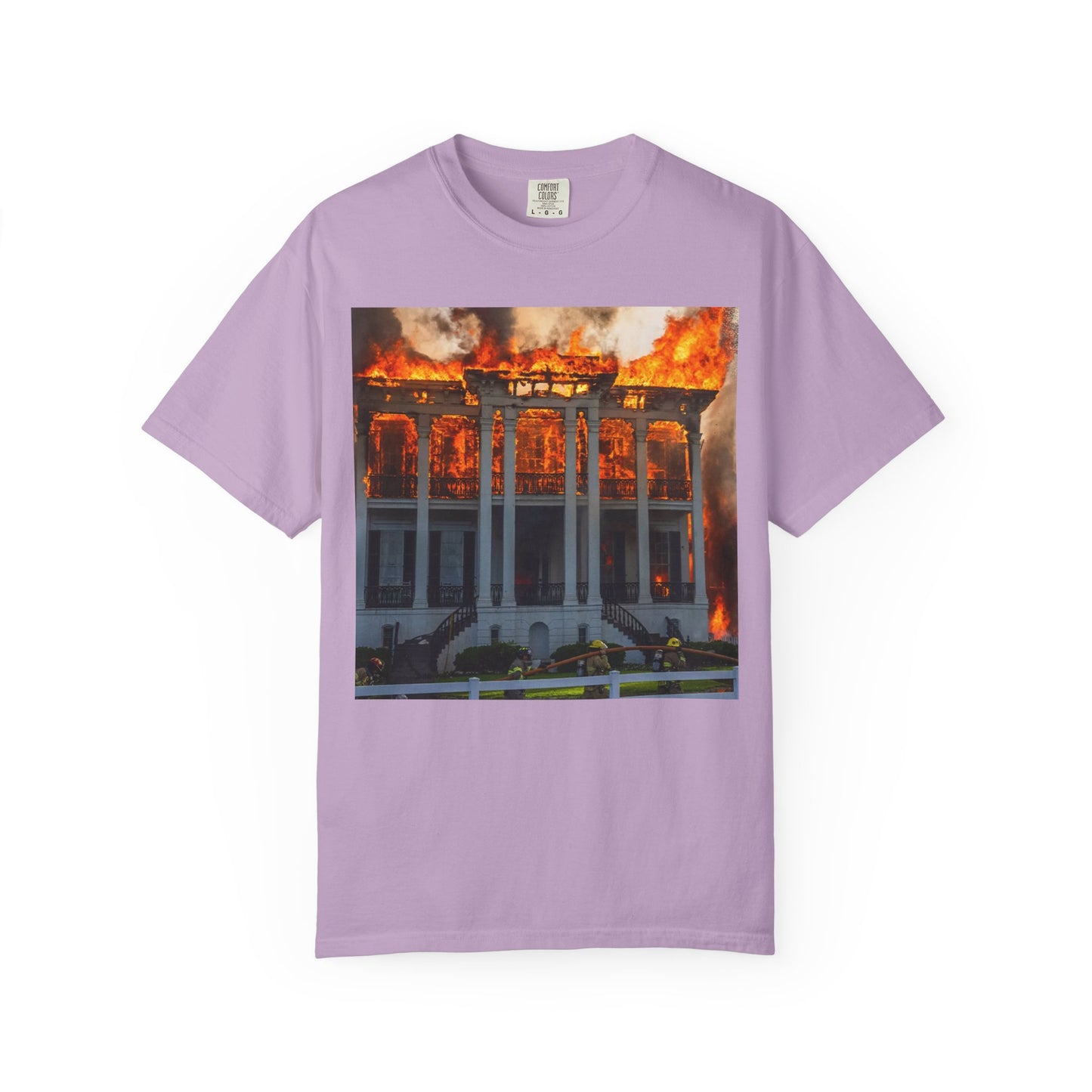 Nottoway Plantation - Juneteenth Gift - Unisex Garment-Dyed T-shirt