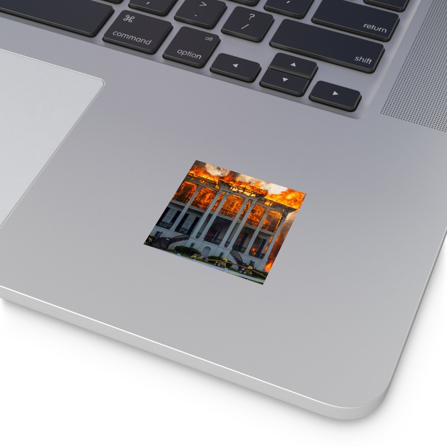 Nottoway Plantation Square Stickers, Design for outdoor or indoor Home Decor, Juneteenth Gifts