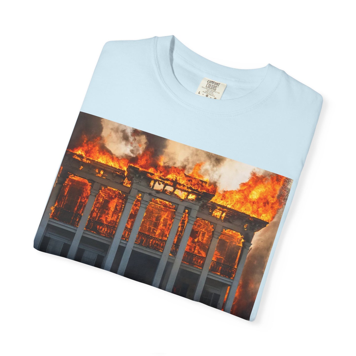 Nottoway Plantation - Juneteenth Gift - Unisex Garment-Dyed T-shirt