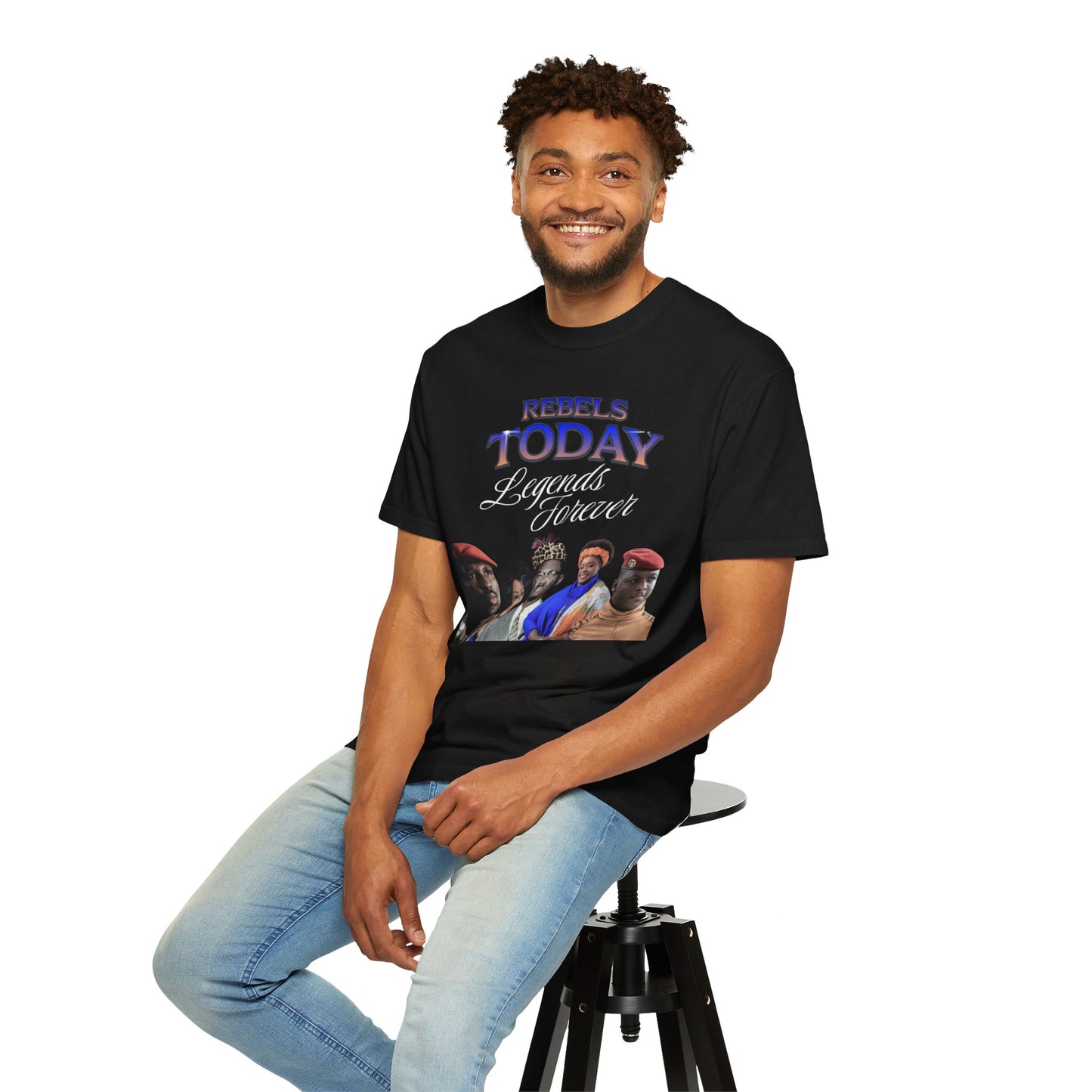Rebels Today Legends Forever Unisex T-Shirt - Traoré , Lumumba, Sankara Activism Top