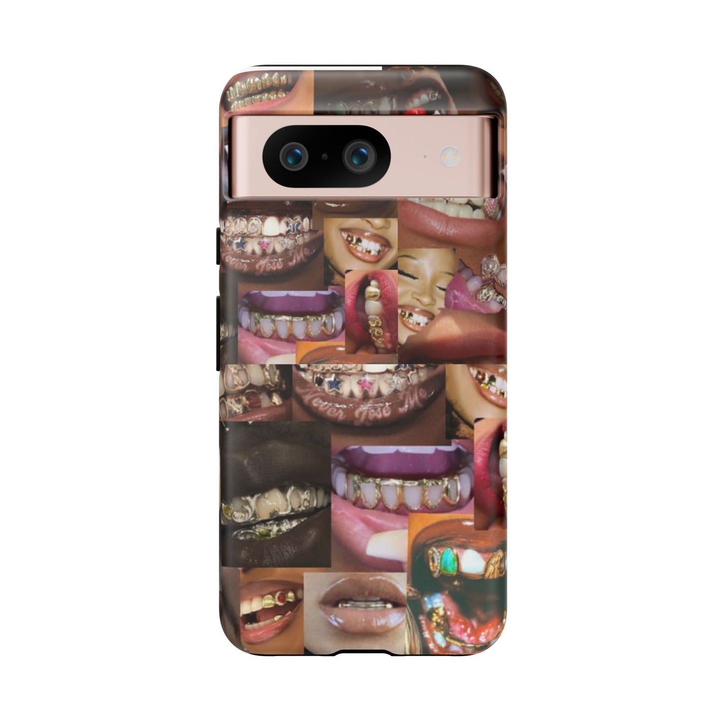 Gold Grillz Bold Phone Case, For The Culture Tough Phone Cover, Statement Accessory, Unique Tech Gift