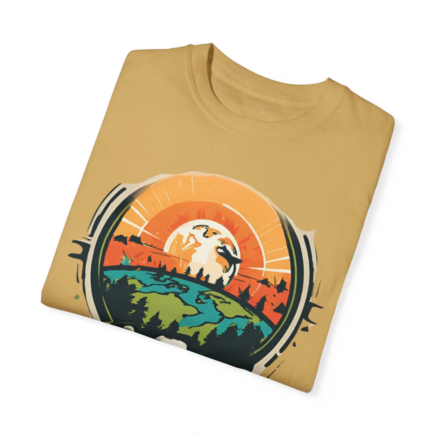 Earth is Ghetto - Unisex Garment-Dyed T-shirt