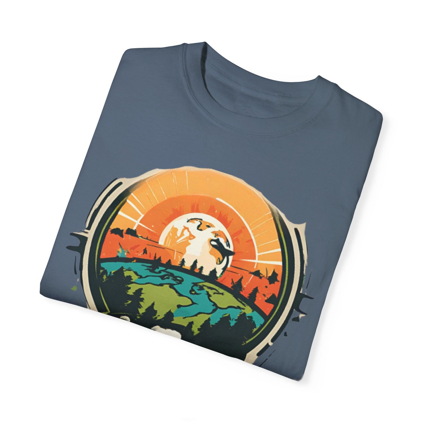 Earth is Ghetto - Unisex Garment-Dyed T-shirt