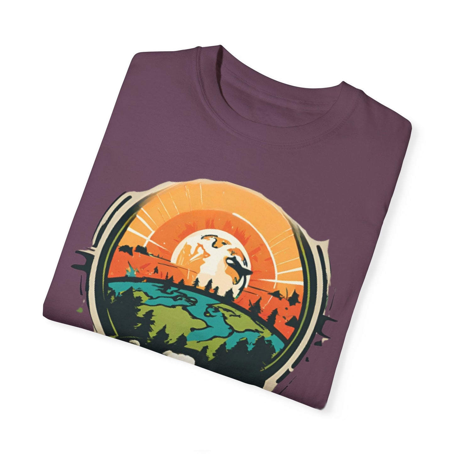 Earth is Ghetto - Unisex Garment-Dyed T-shirt