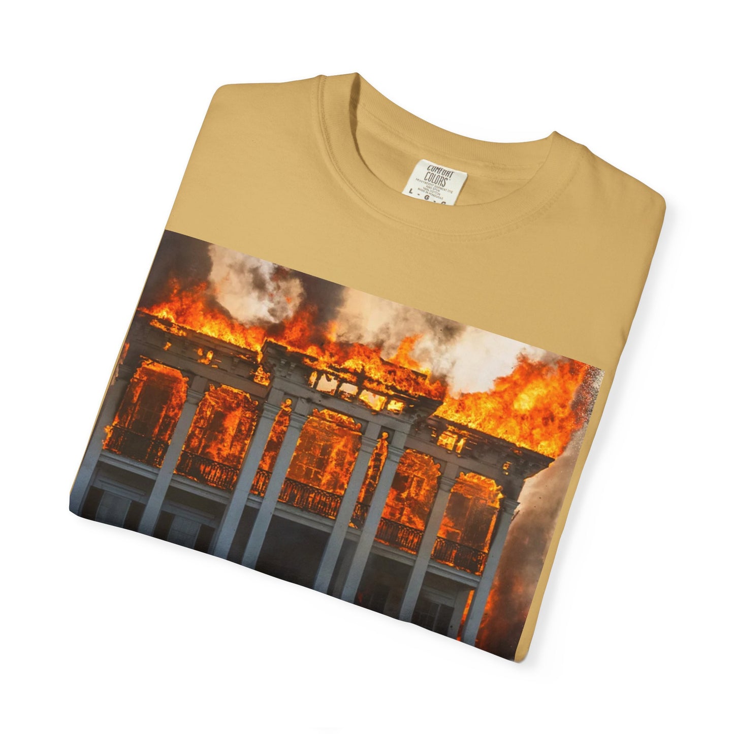 Nottoway Plantation - Juneteenth Gift - Unisex Garment-Dyed T-shirt