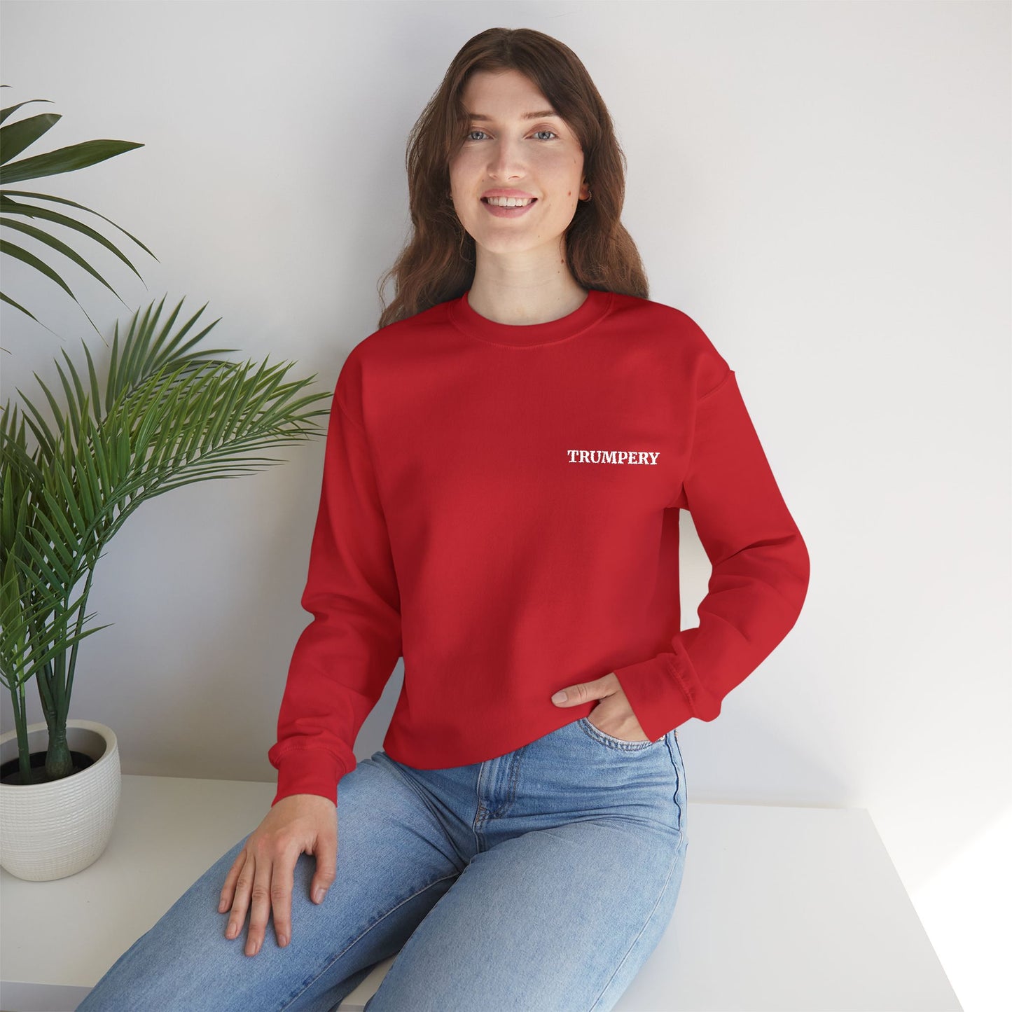 Trumpery Embroidered Unisex Crewneck Sweatshirt - Comfort Meets Activism