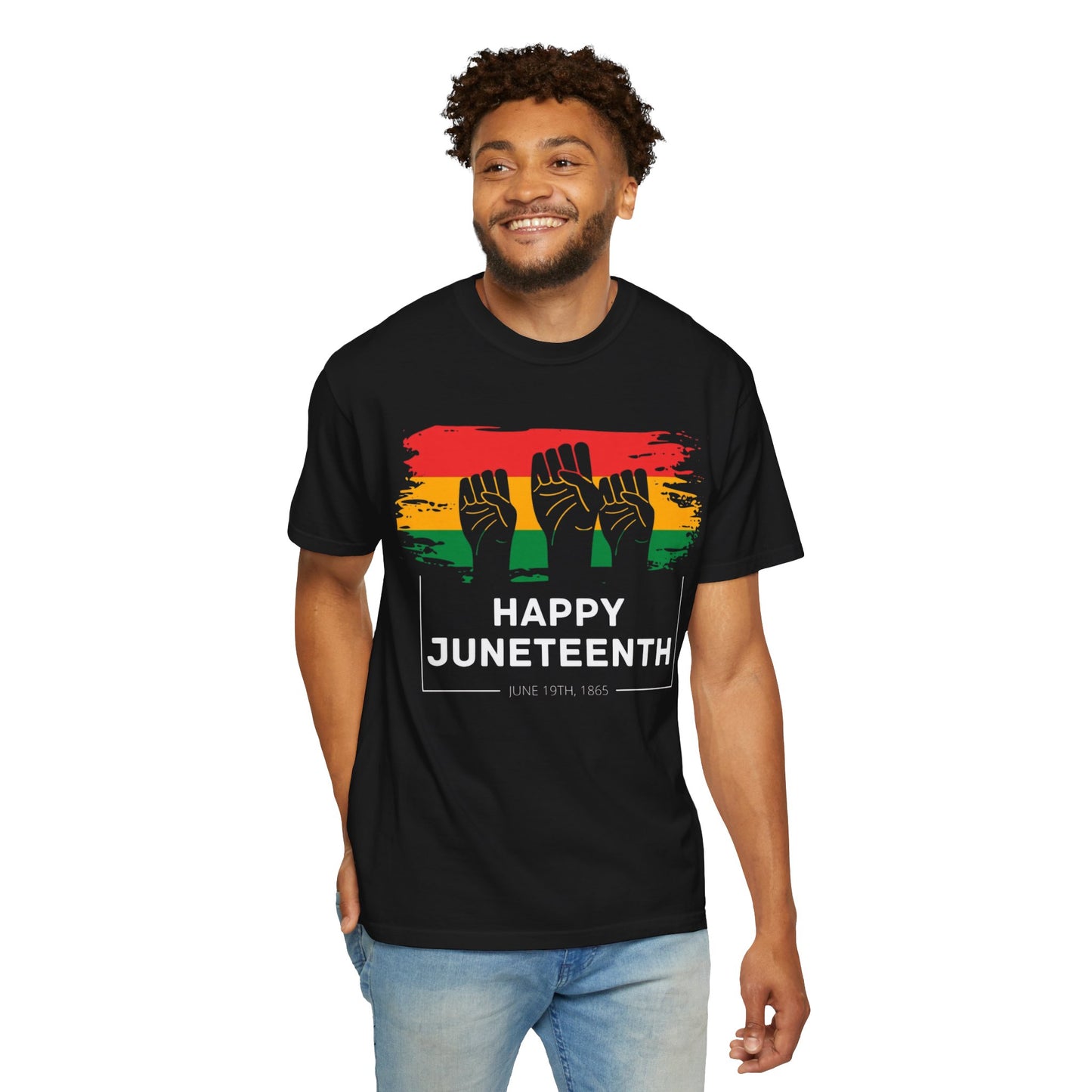 Juneteenth - Unisex Garment-Dyed T-shirt