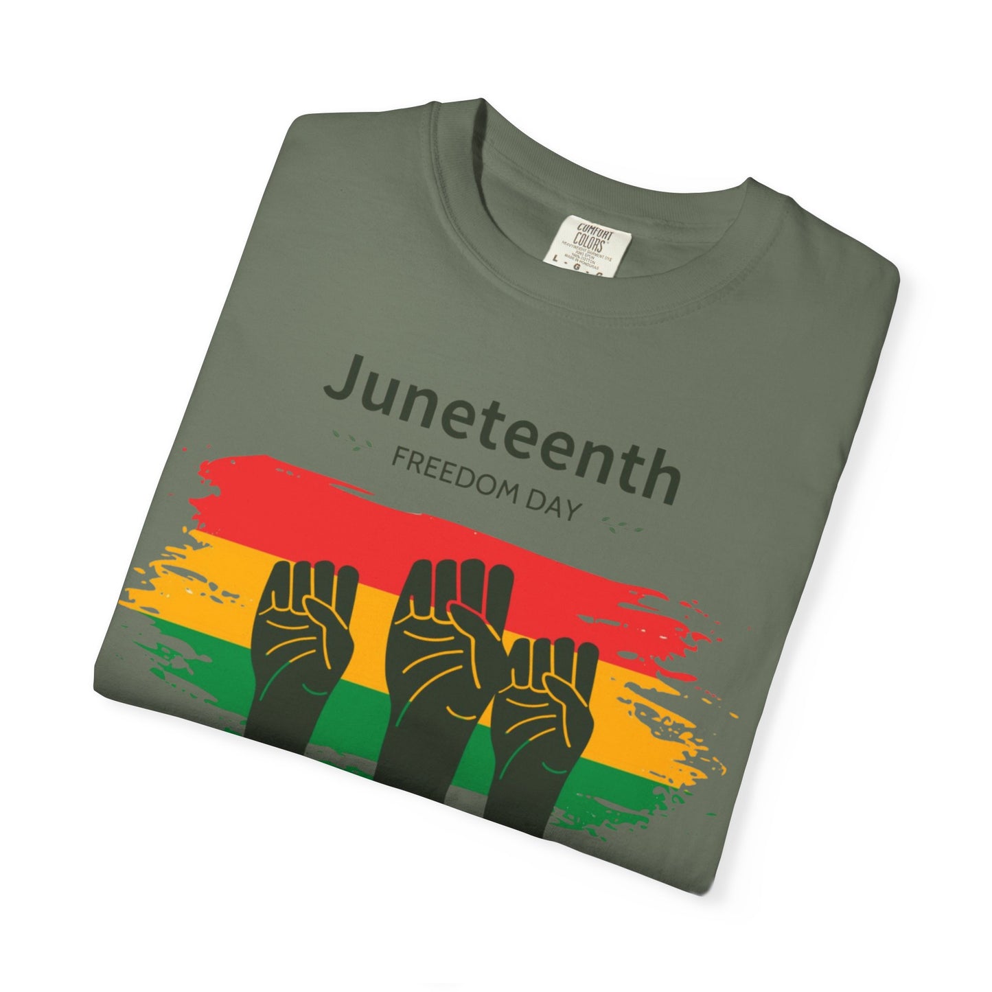 Juneteenth - Unisex Garment-Dyed T-shirt