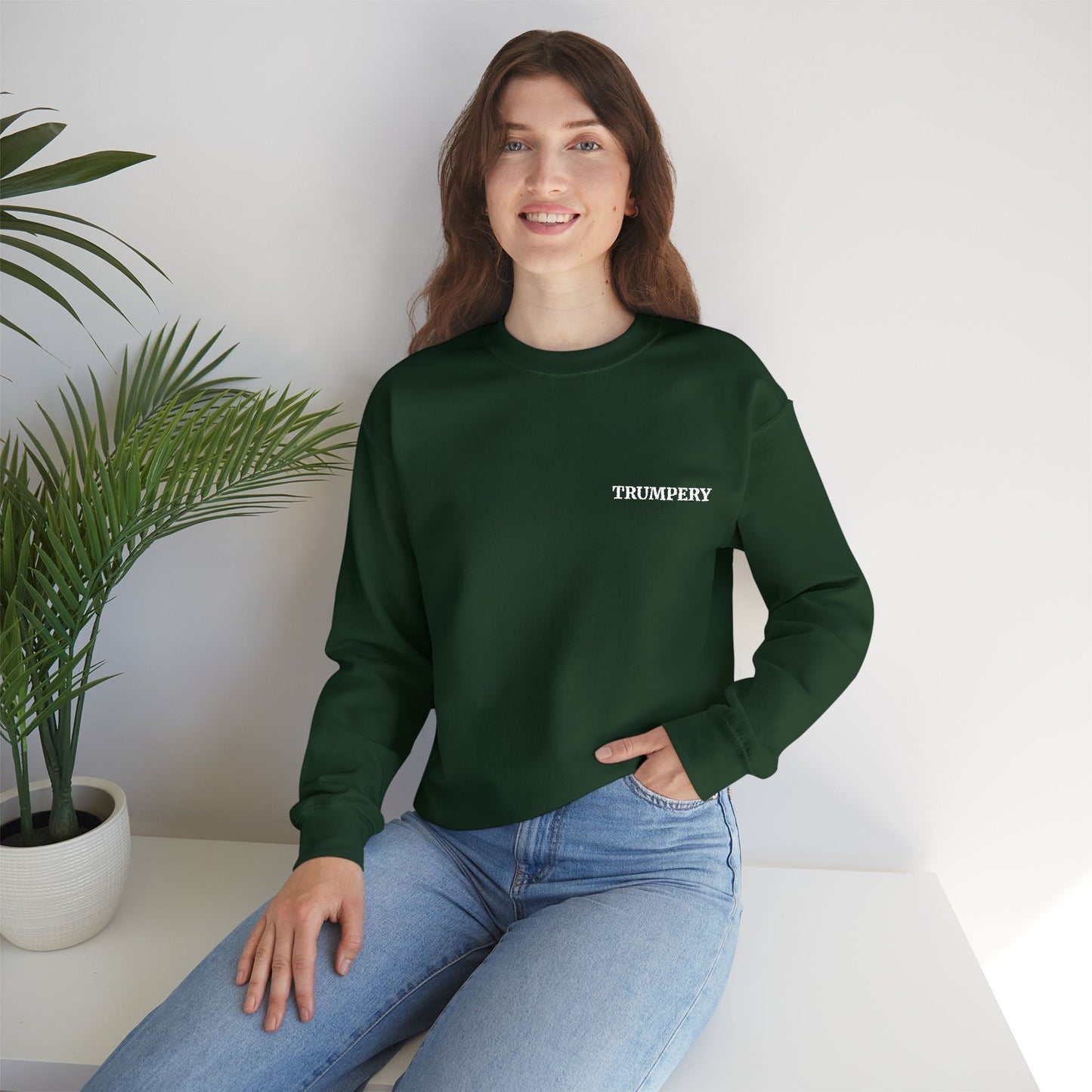 Trumpery Embroidered Unisex Crewneck Sweatshirt - Comfort Meets Activism
