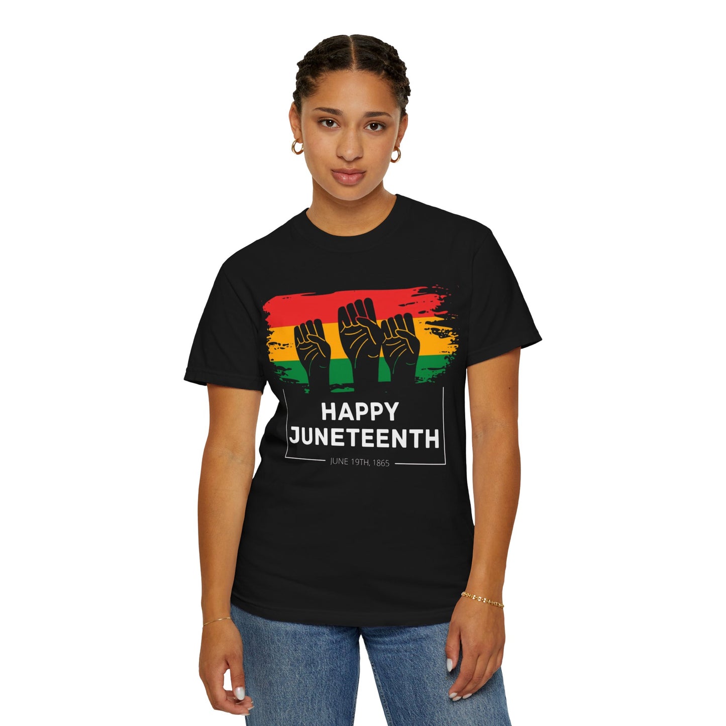 Juneteenth - Unisex Garment-Dyed T-shirt