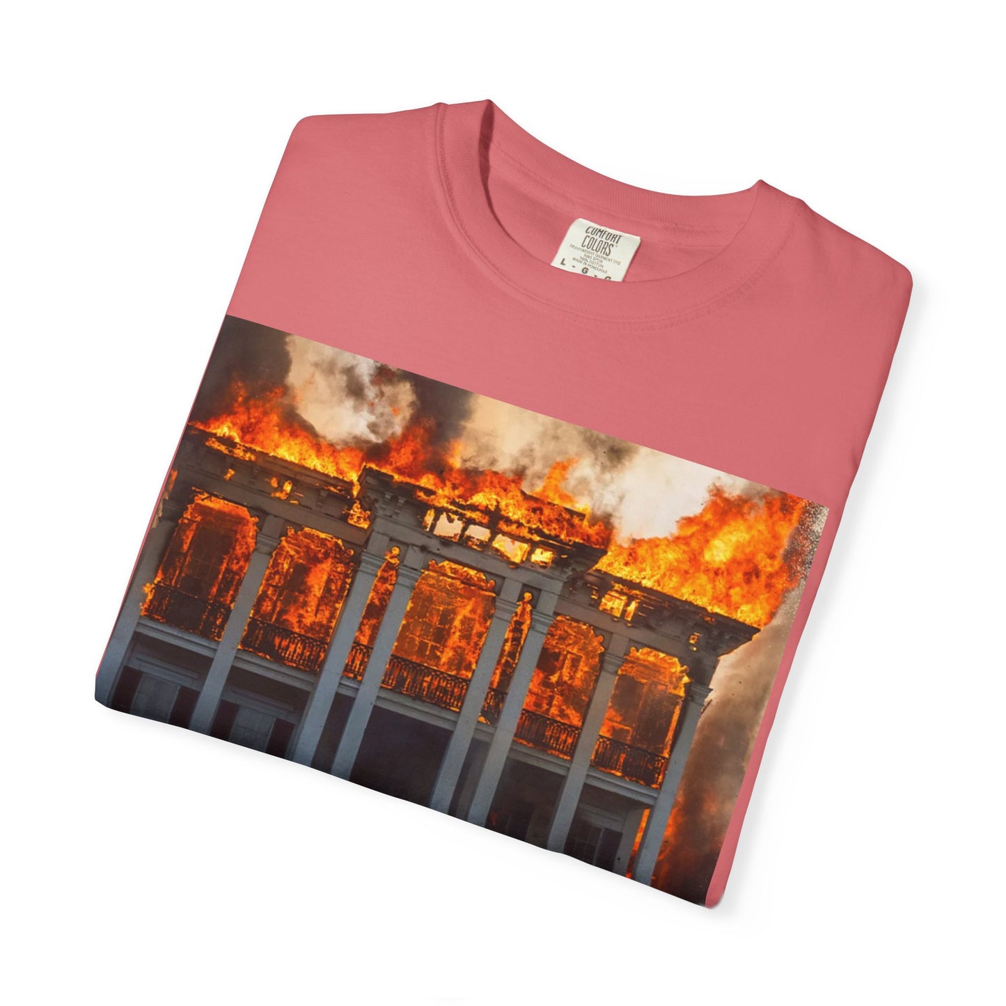 Nottoway Plantation - Juneteenth Gift - Unisex Garment-Dyed T-shirt